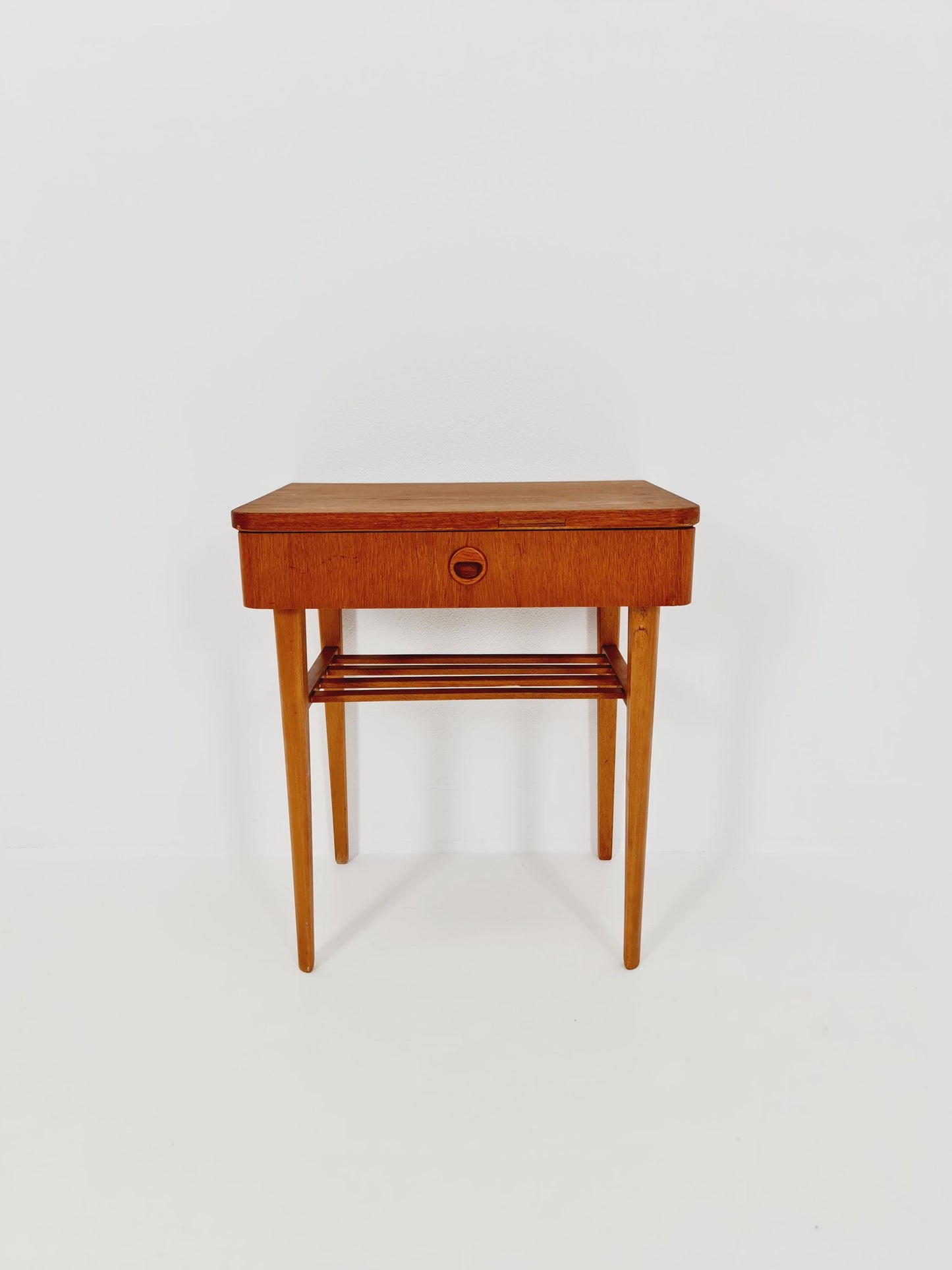 Midcentury danish Teak Vintage Side table straight from the sixties