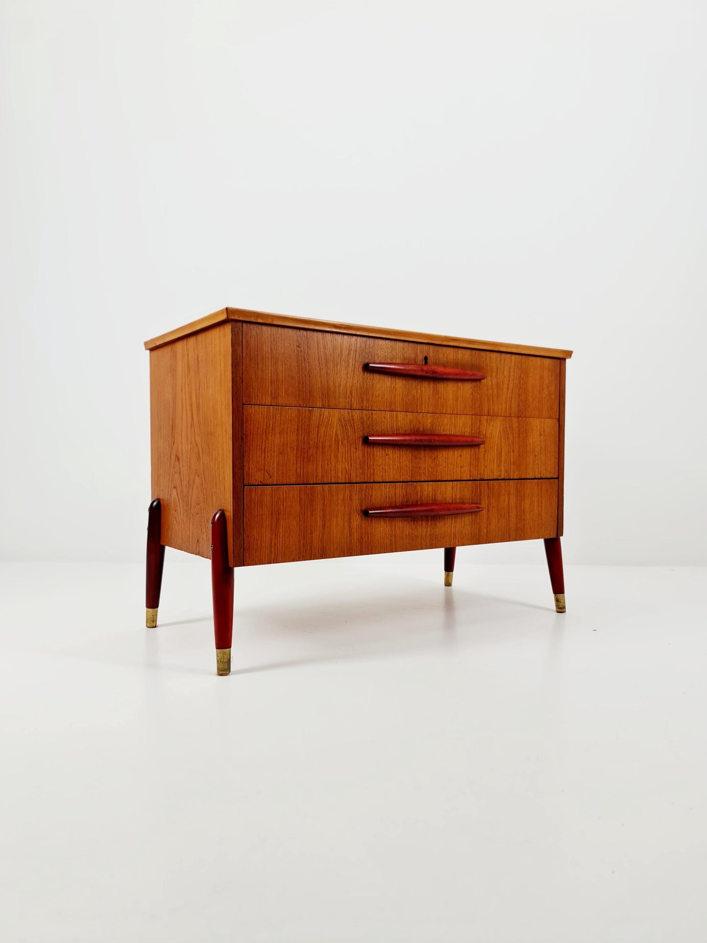 Midcentury Swedish design chest of drawers / drawer dresser /3 drawers cabinet, 1960s