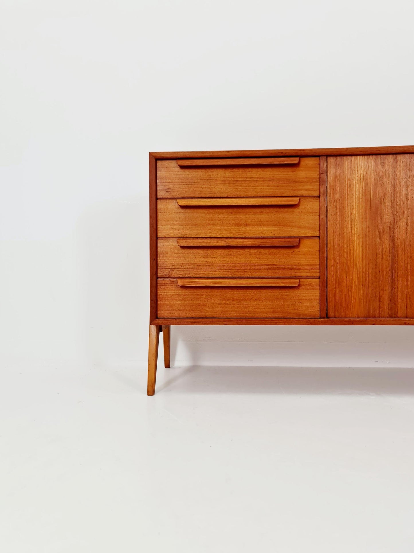 Mid Century Modern German Teak sideboard By Telkamphaus Möbel 1960s