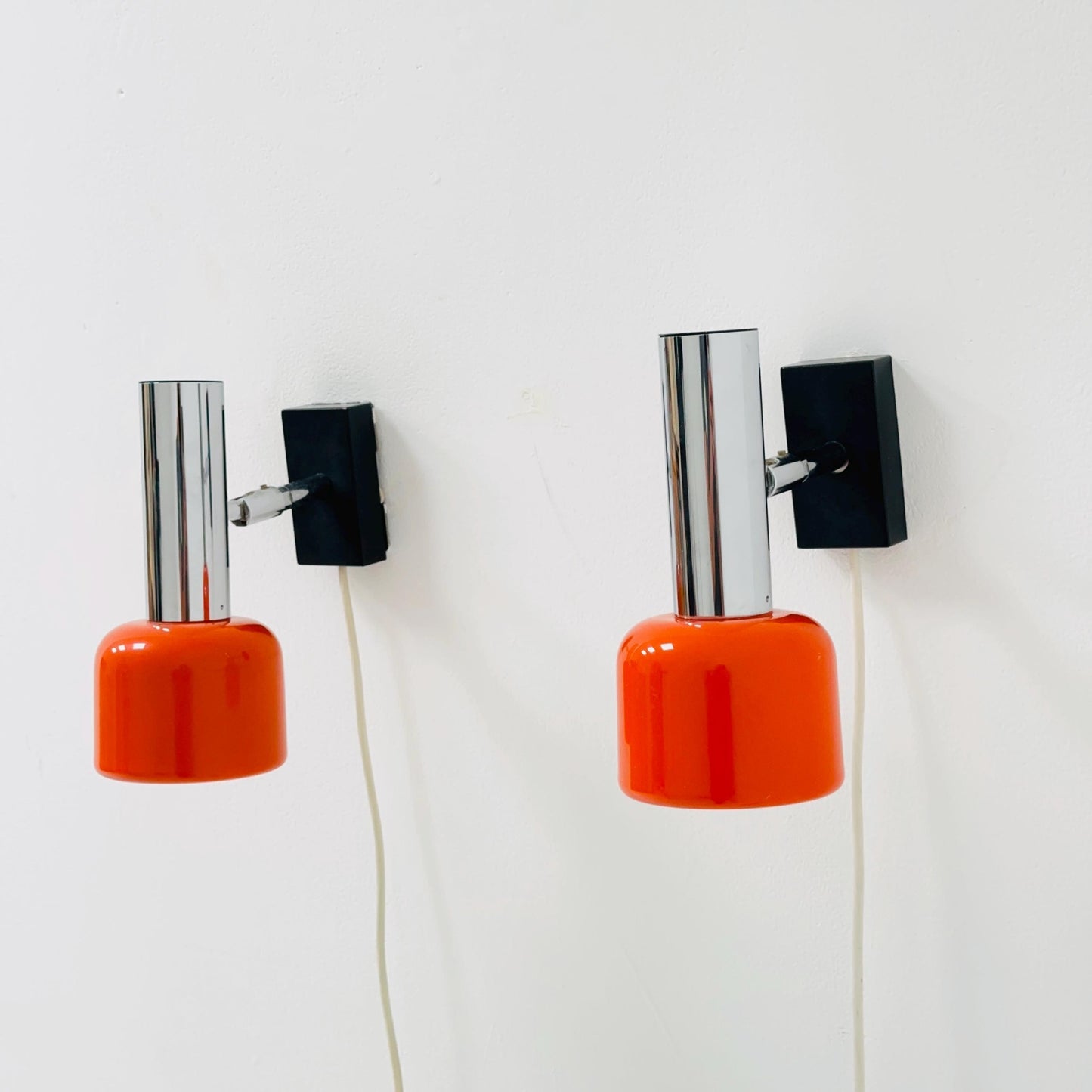 Set of 2 Staff Leuchten Space Age Wall Sconces – Germany, 1970s