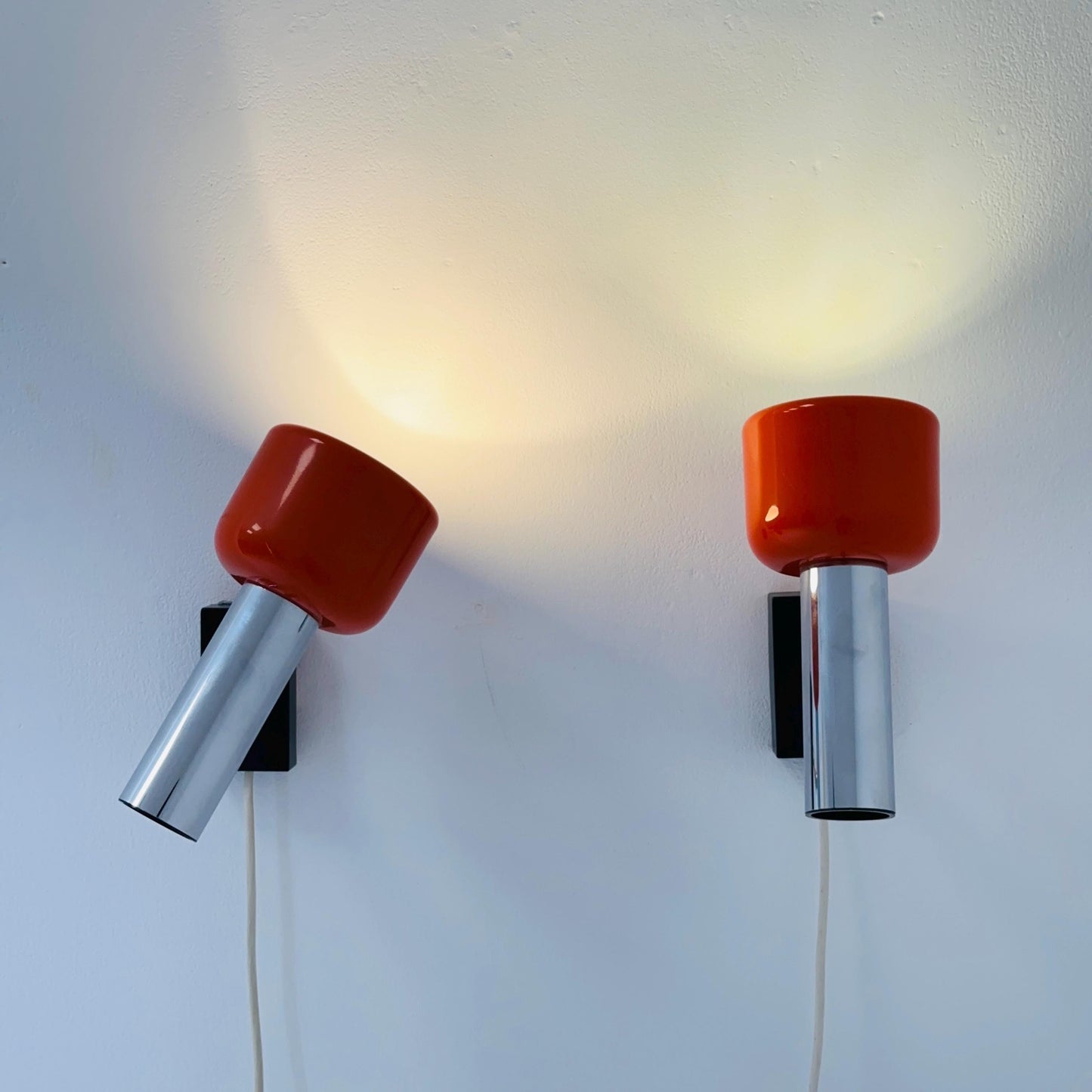 Set of 2 Staff Leuchten Space Age Wall Sconces – Germany, 1970s