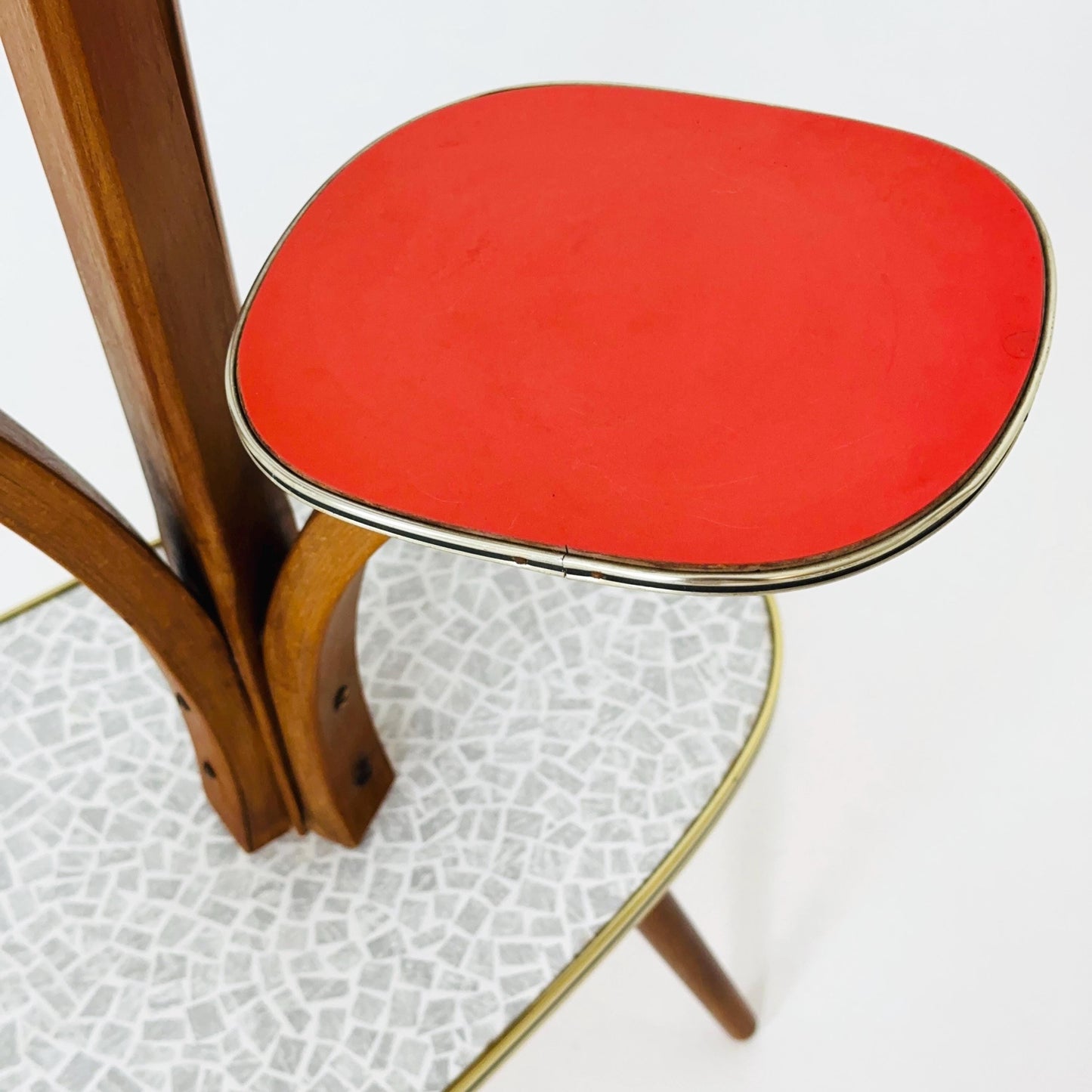 Rare Original Mid-Century German Plant Stand – 1960s Retro Flower Table Germany
