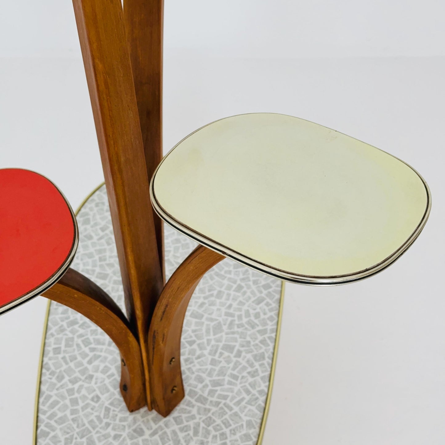 Rare Original Mid-Century German Plant Stand – 1960s Retro Flower Table Germany