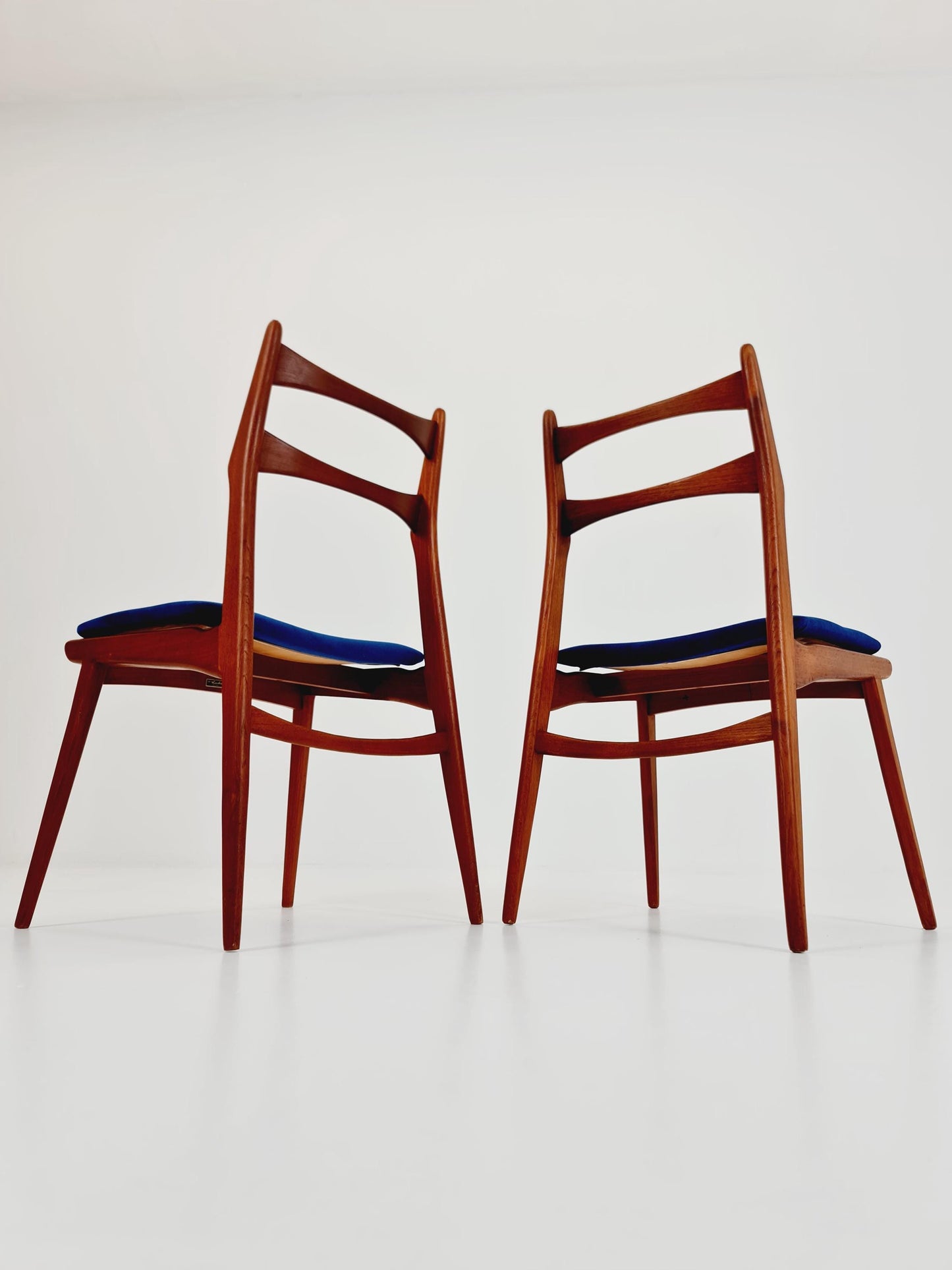 Vintage Teak Dining Chairs from Habeo Germany, 1960s, Set of 2