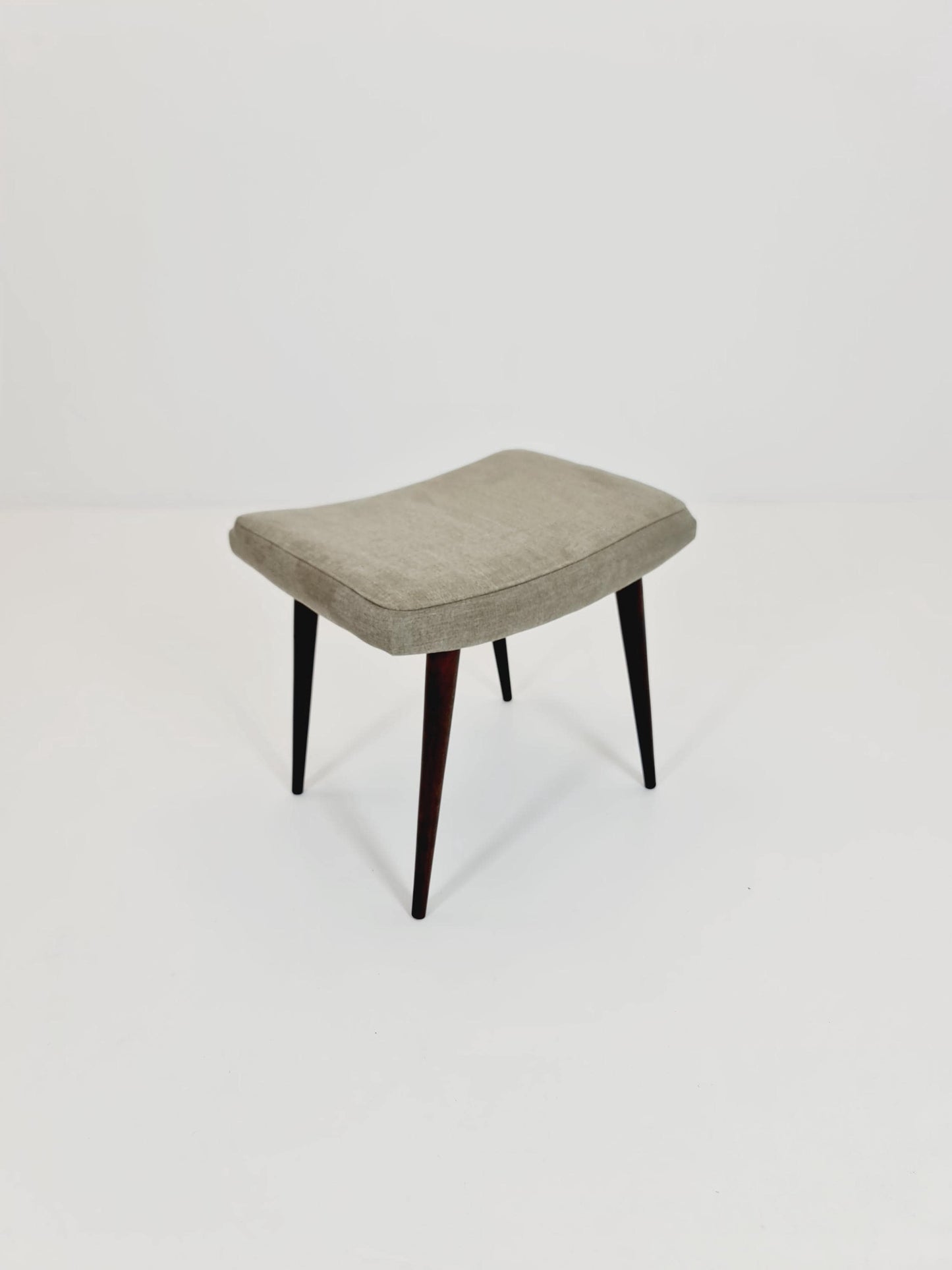 Mid century modern German ottoman/footstool make up stool from the 50s