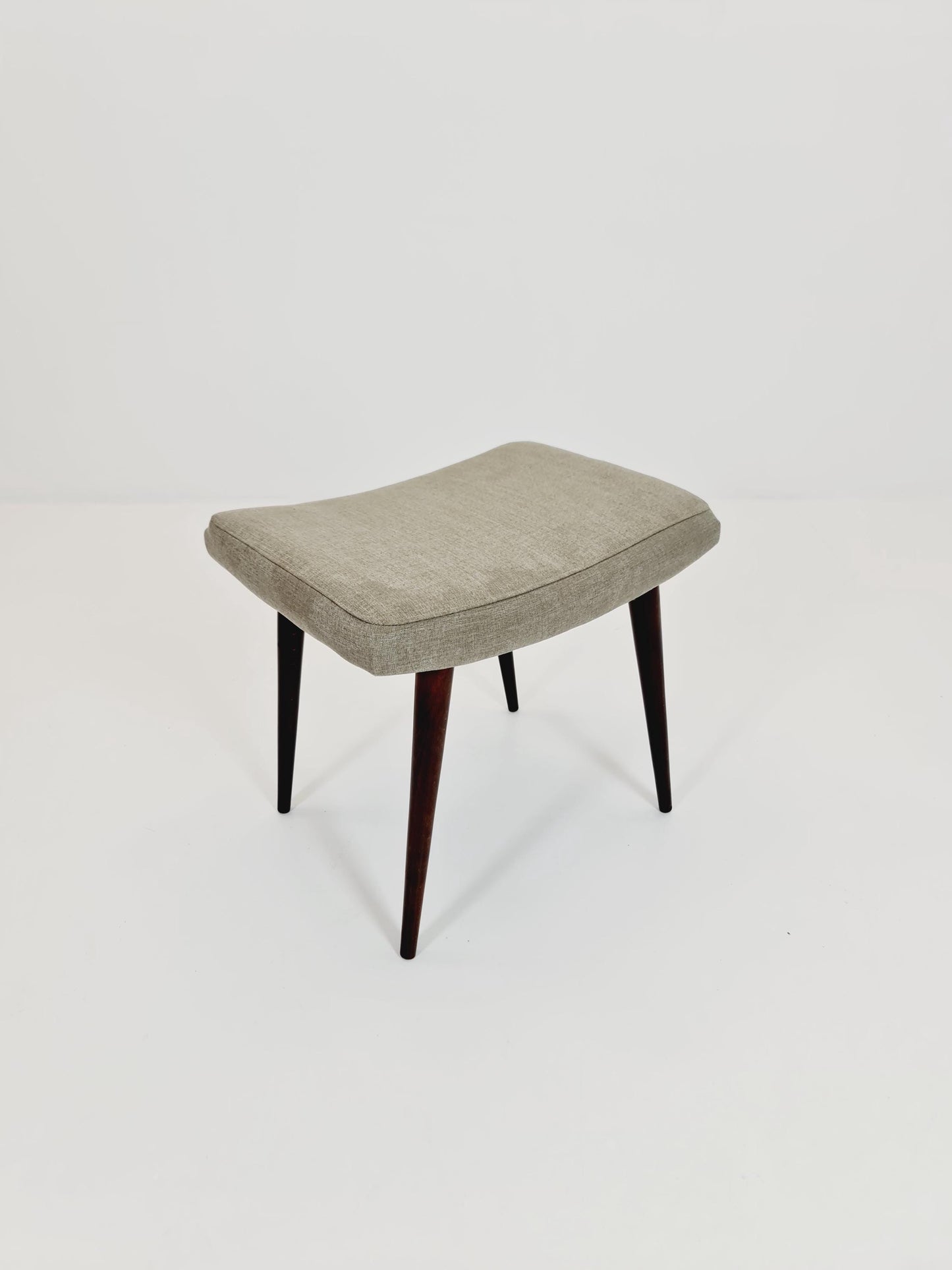 Mid century modern German ottoman/footstool make up stool from the 50s