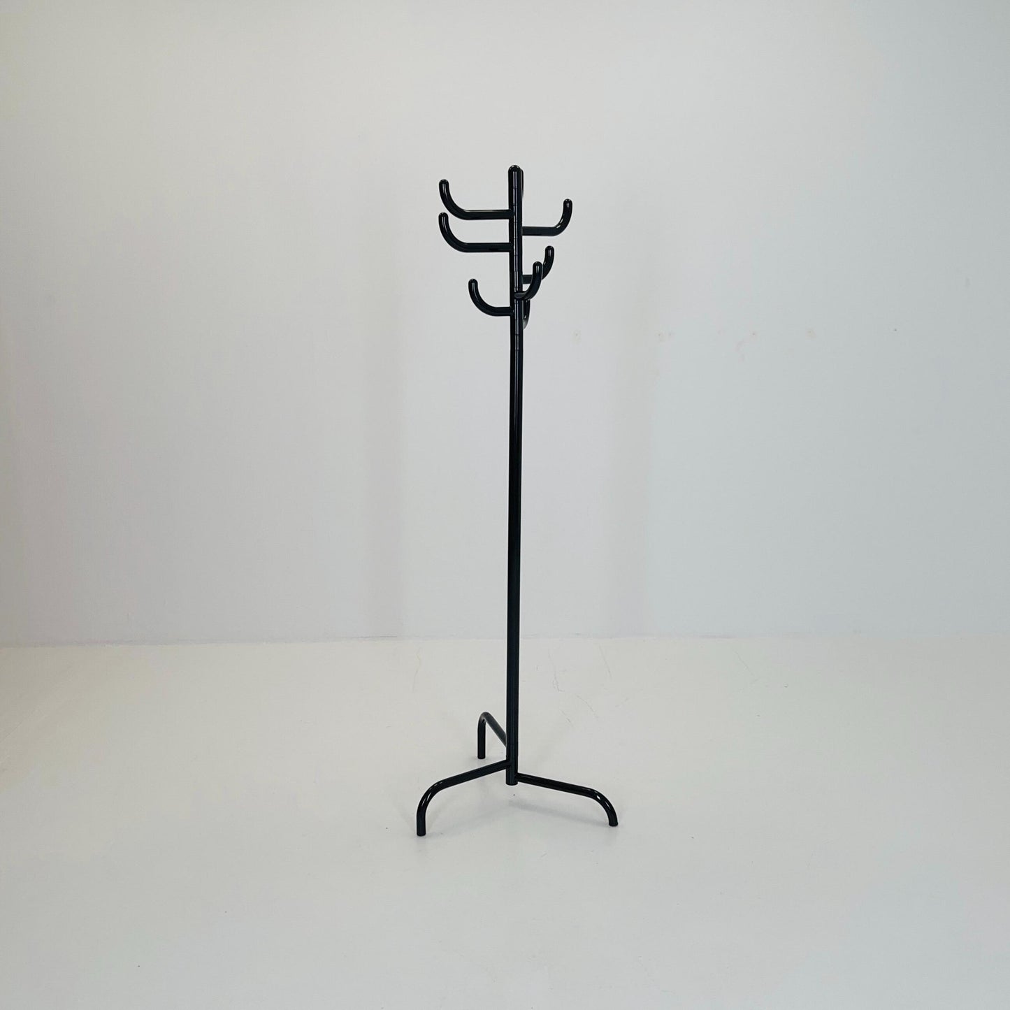 Mid-Century Postmodern black Coat Stand by Rutger Andersson for IKEA, 1980s Sweden –