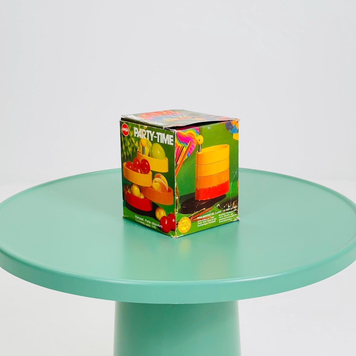 Space Age Snack Tower by Emsa – 1970s Pop Art Design, Made in W. Germany