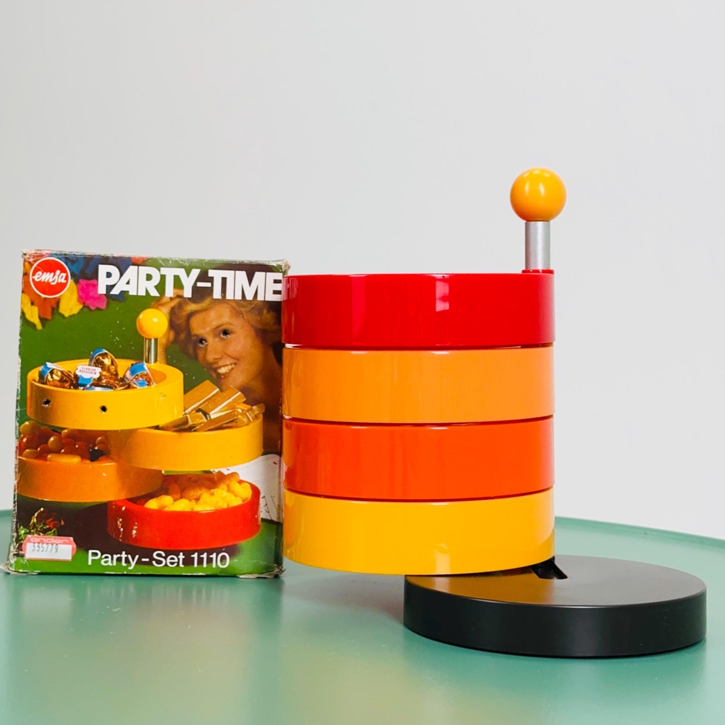 Space Age Snack Tower by Emsa – 1970s Pop Art Design, Made in W. Germany