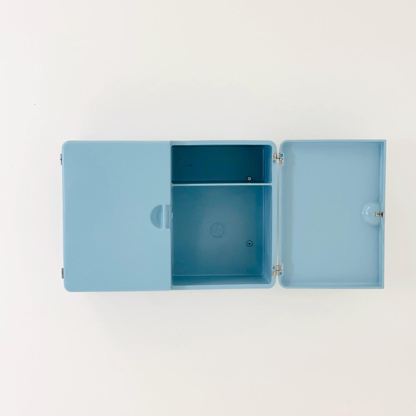 Mid century ‘Spluga’ Bathroom Cabinet by Prodotti CM Torino, 1970s | Blue Turquoise Cabinet | Italian Pharmacy Cabinet