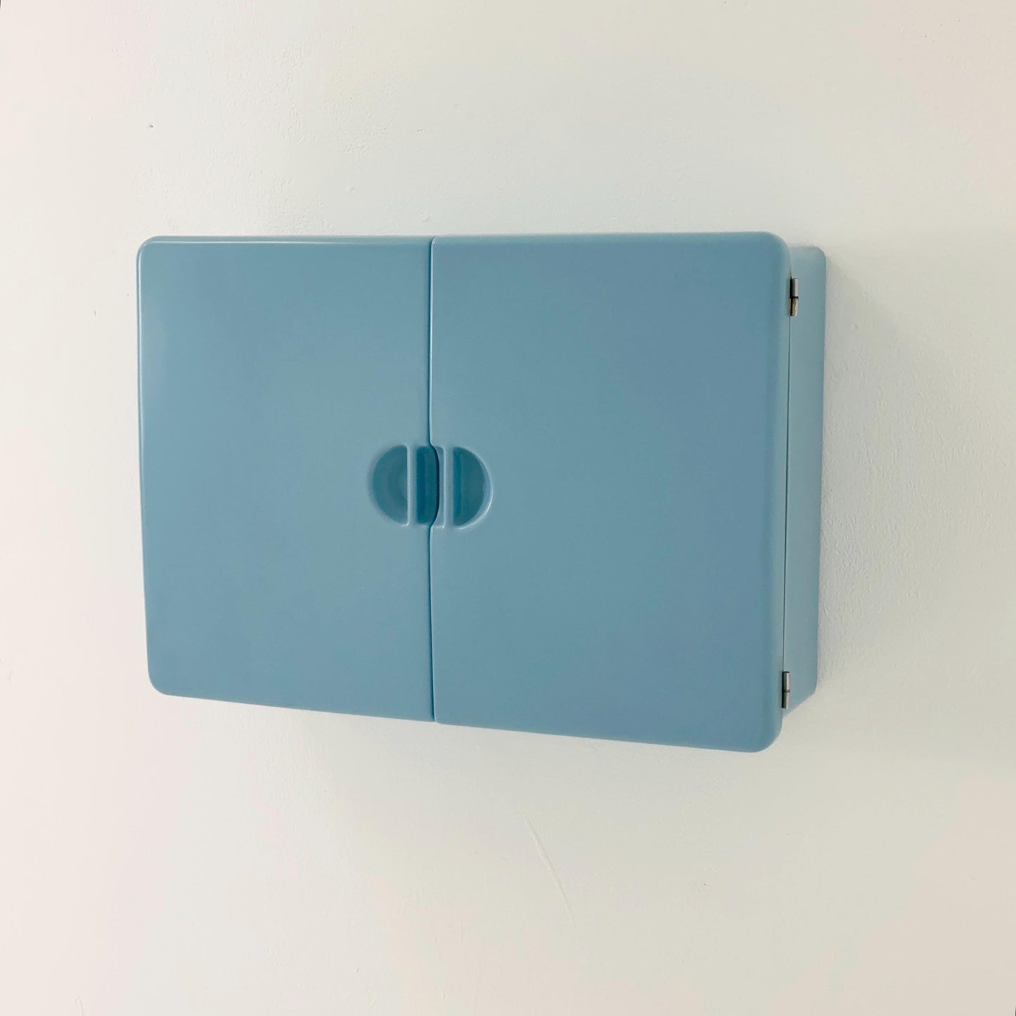 Mid century ‘Spluga’ Bathroom Cabinet by Prodotti CM Torino, 1970s | Blue Turquoise Cabinet | Italian Pharmacy Cabinet