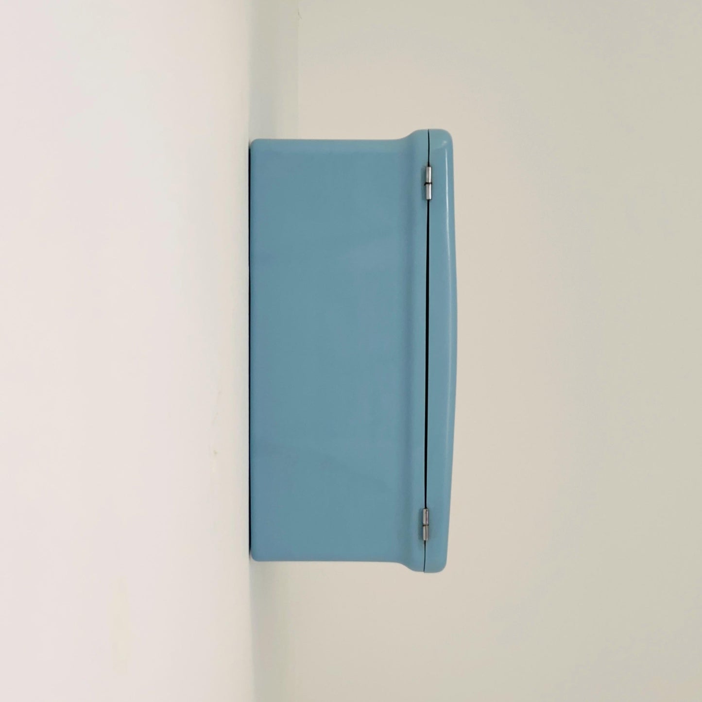 Mid century ‘Spluga’ Bathroom Cabinet by Prodotti CM Torino, 1970s | Blue Turquoise Cabinet | Italian Pharmacy Cabinet