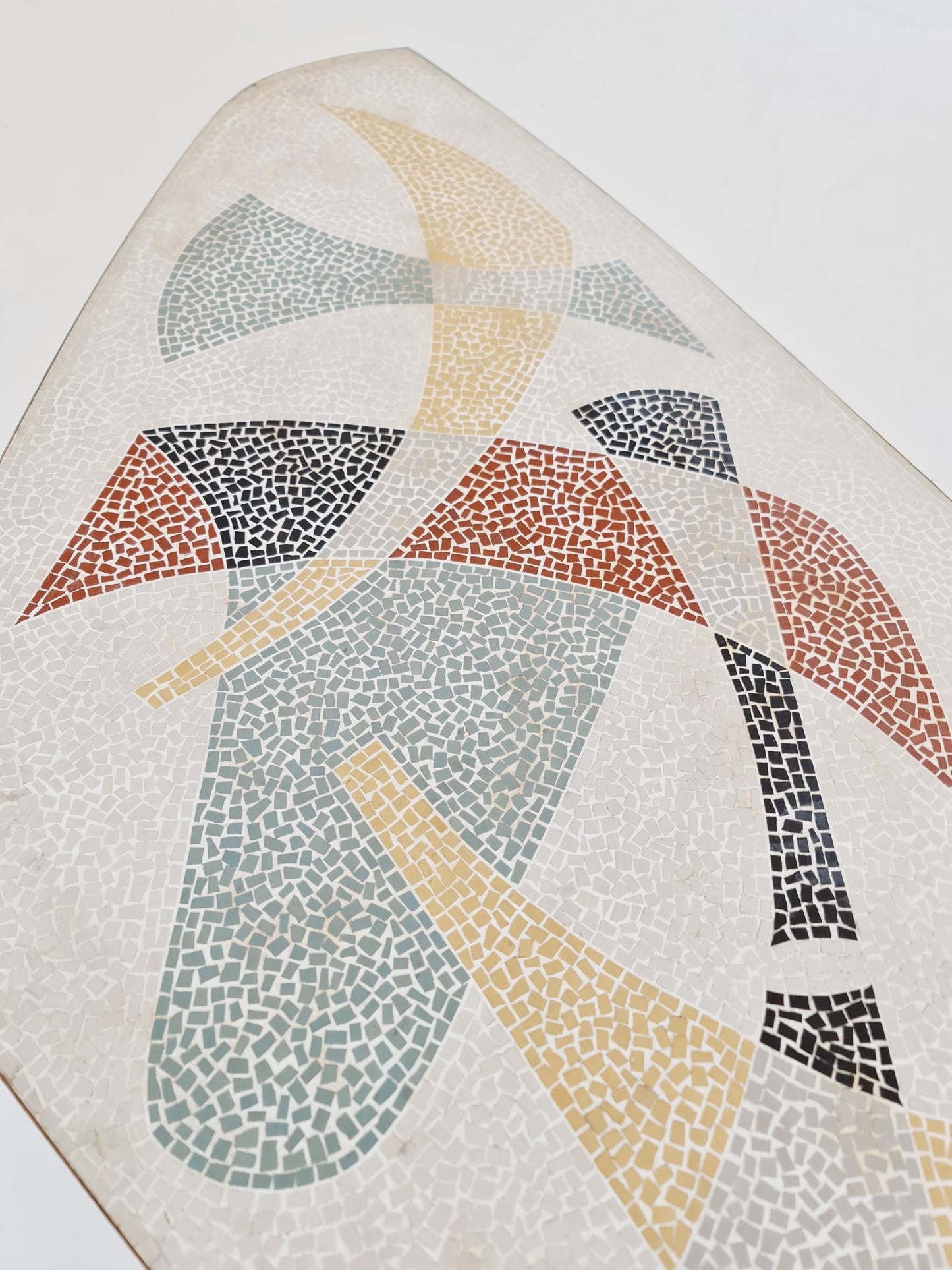 Rare vintage mosaic coffee table from the 60s,