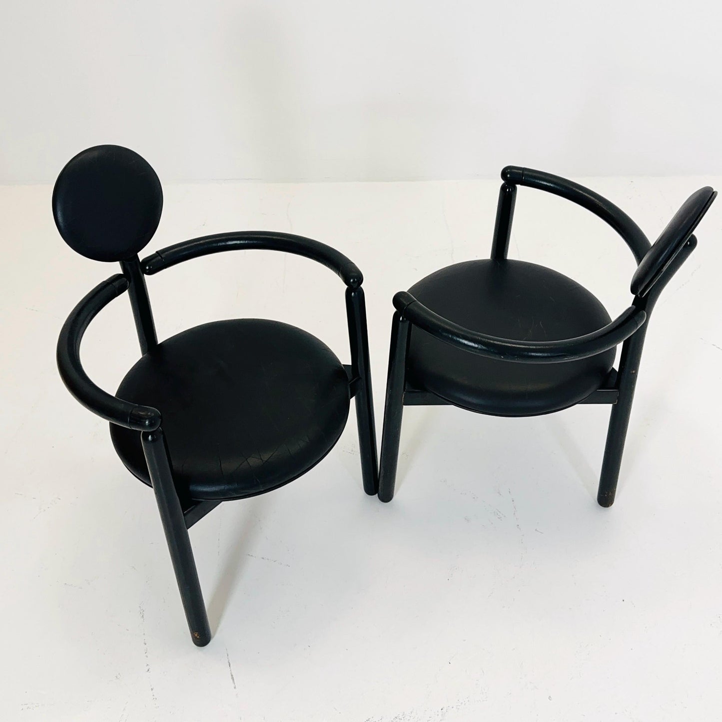 1 of 3 Mid Century Vico Magistretti ‘Pan’ Chair for Rosenthal | Memphis Style | 1980s Germany