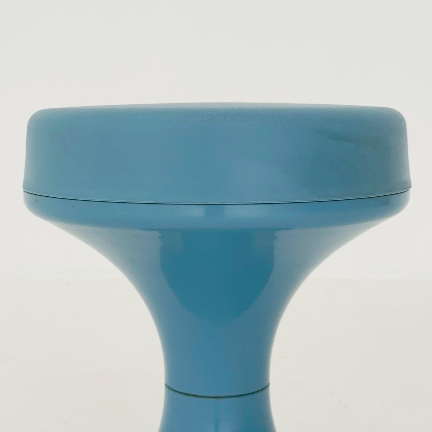 Space age blue stool by Isoklepa - space age blue stool - Tulip Stool - Vintage Plastic Stool - Germany, 1970s