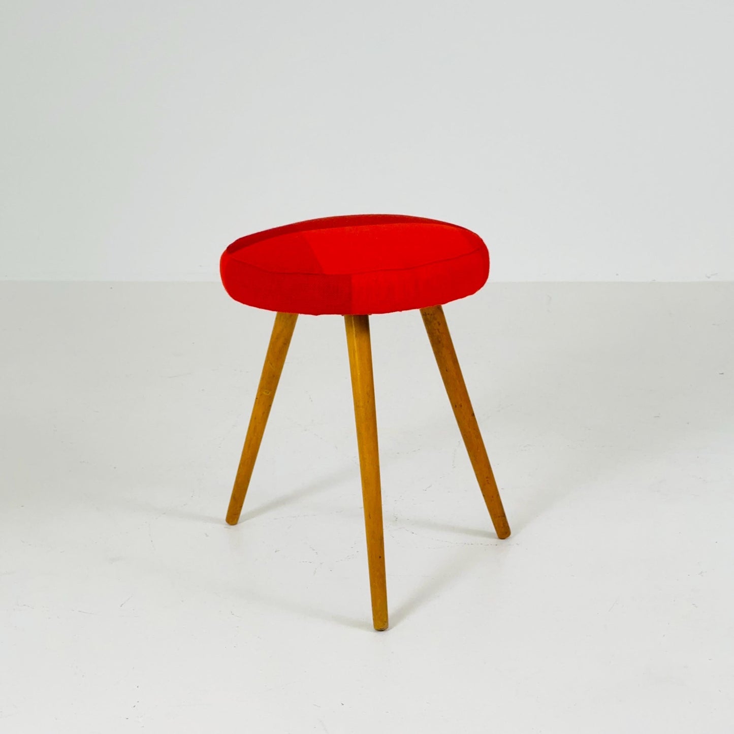 1 of 6 mid century modern stools German tripod vintage design 1960s