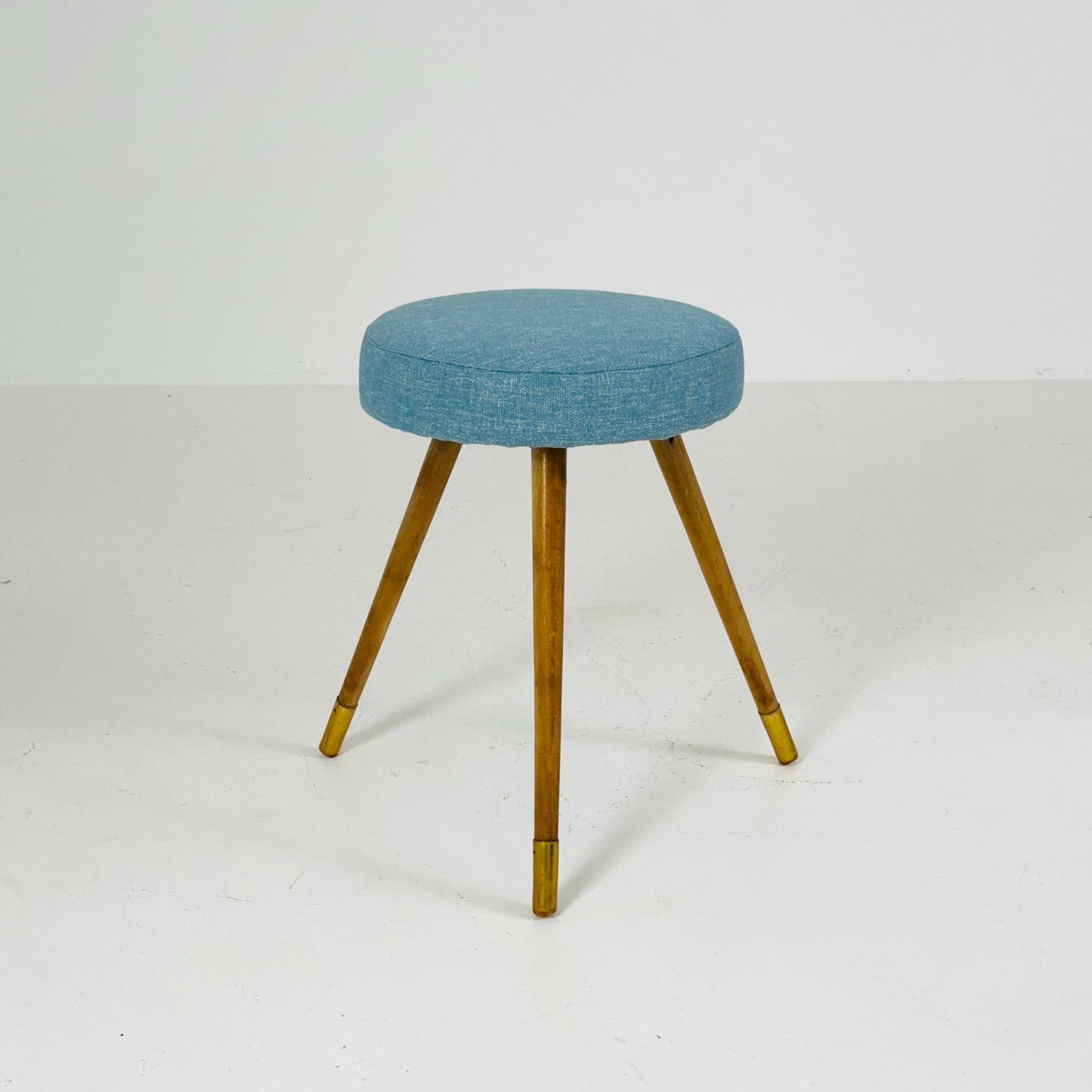 1 of 6 mid century modern stools German tripod vintage design 1960s