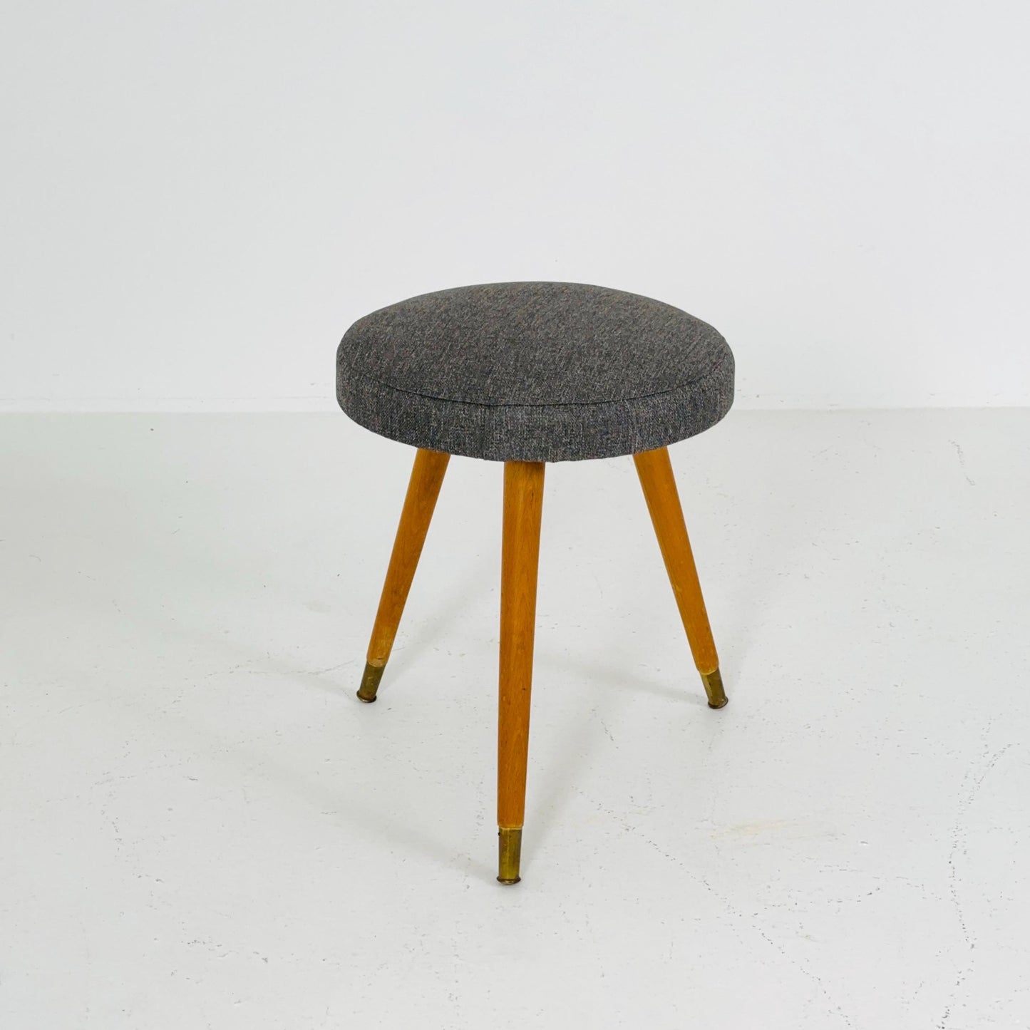 1 of 6 mid century modern stools German tripod vintage design 1960s