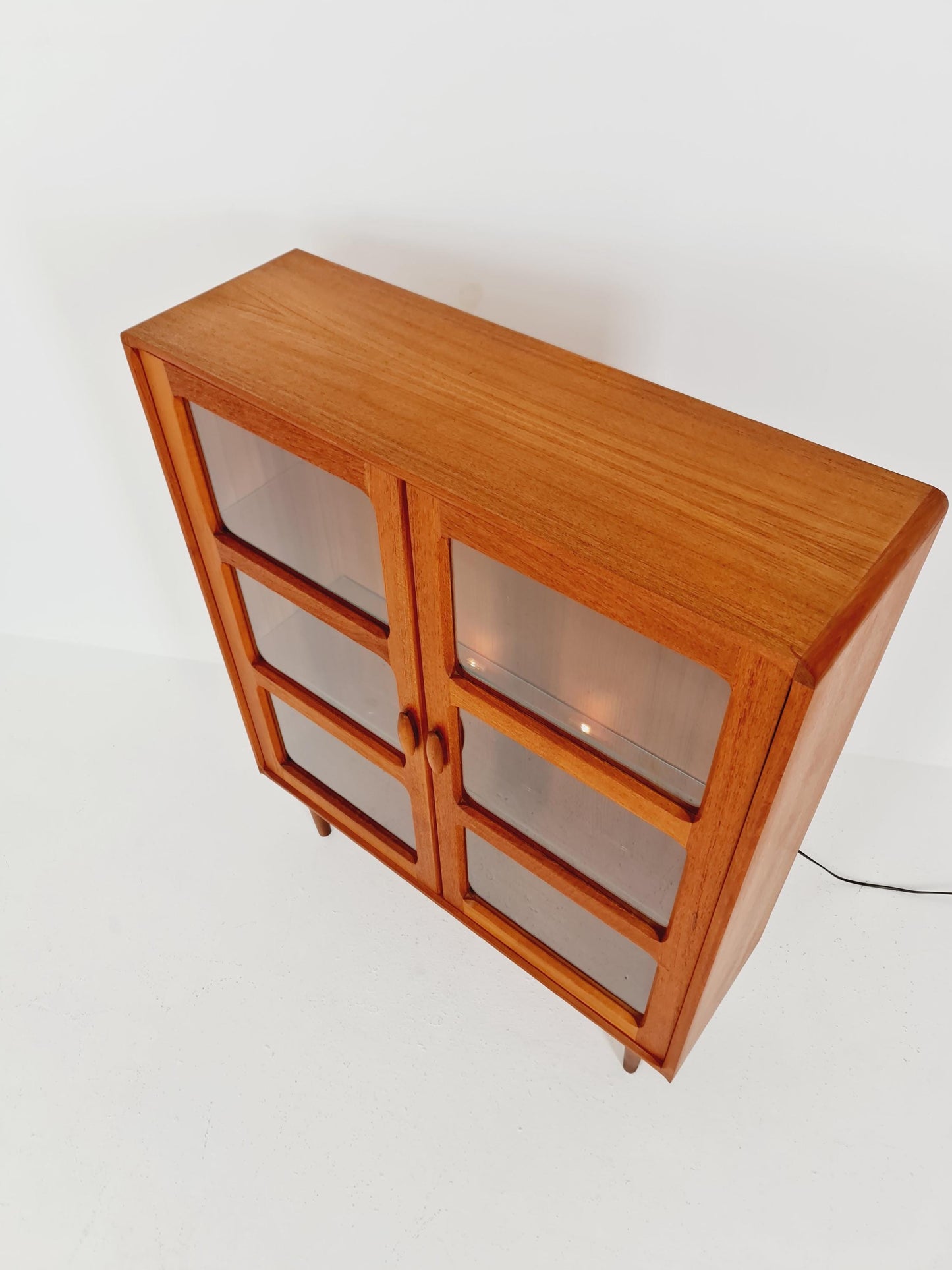 Vintage Mid century Danish Highboard Showcase by Dyrlund Møbler, Denmark, 1960s