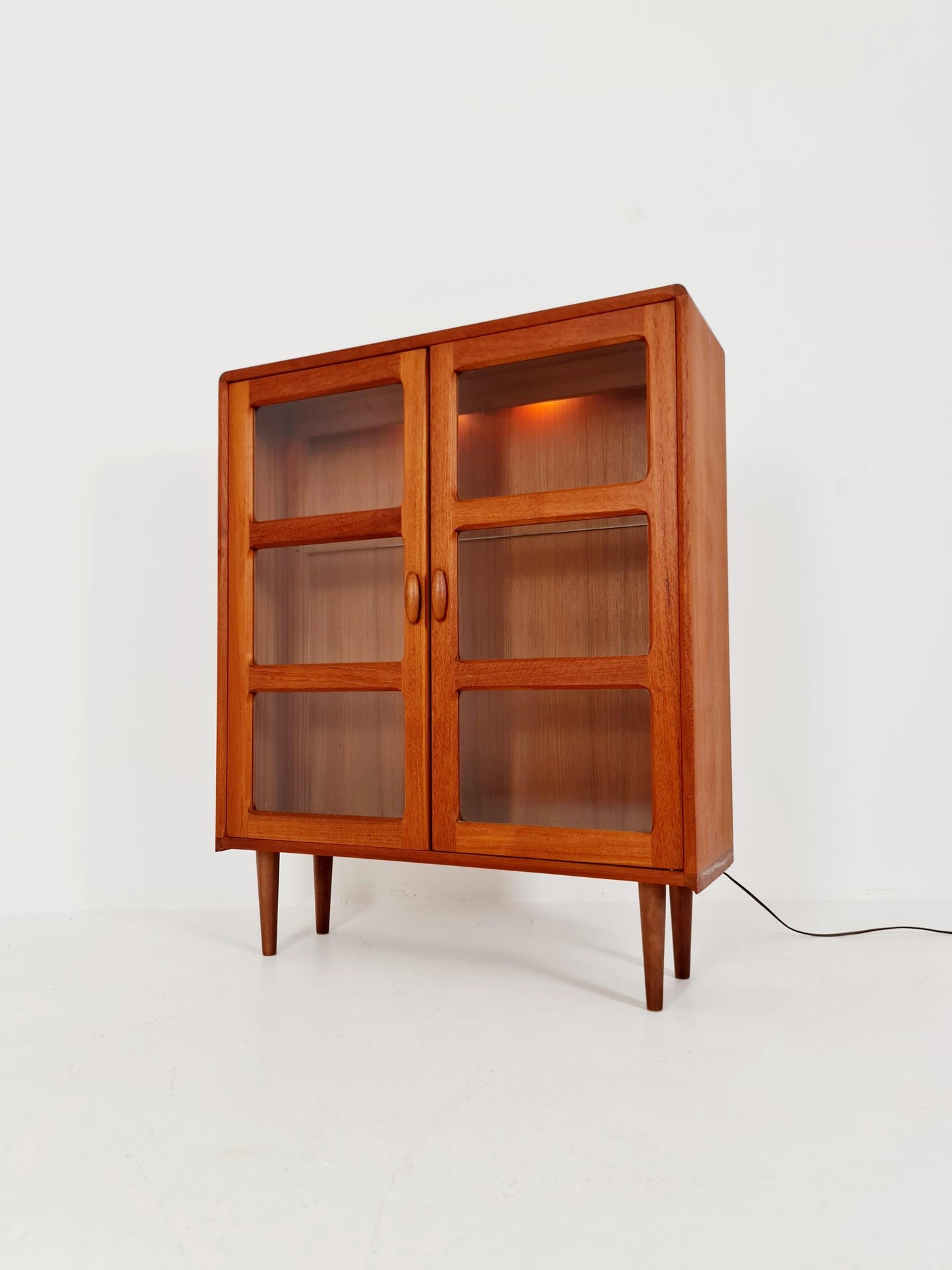 Vintage Mid century Danish Highboard Showcase by Dyrlund Møbler, Denmark, 1960s
