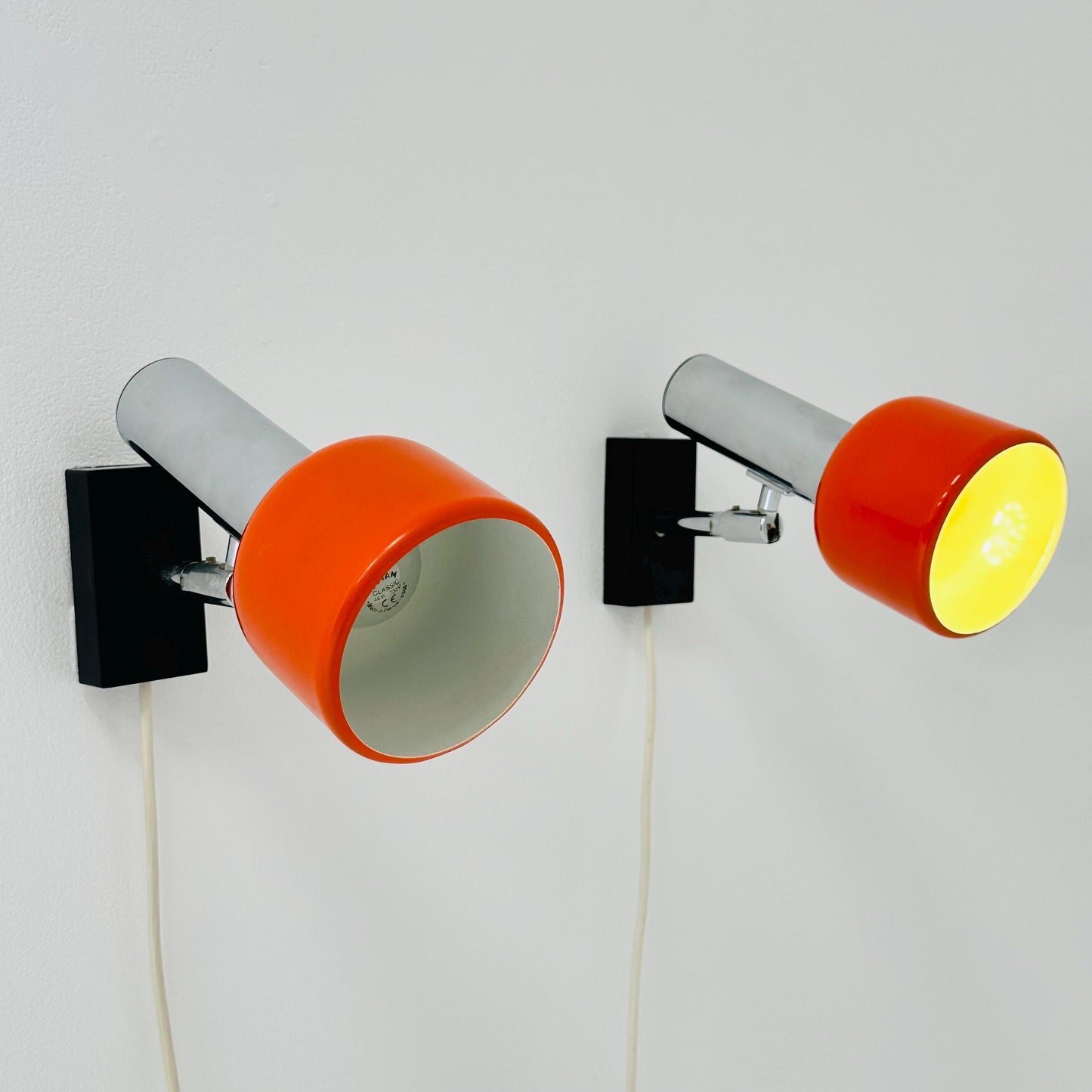 Set of 2 Staff Leuchten Space Age Wall Sconces – Germany, 1970s