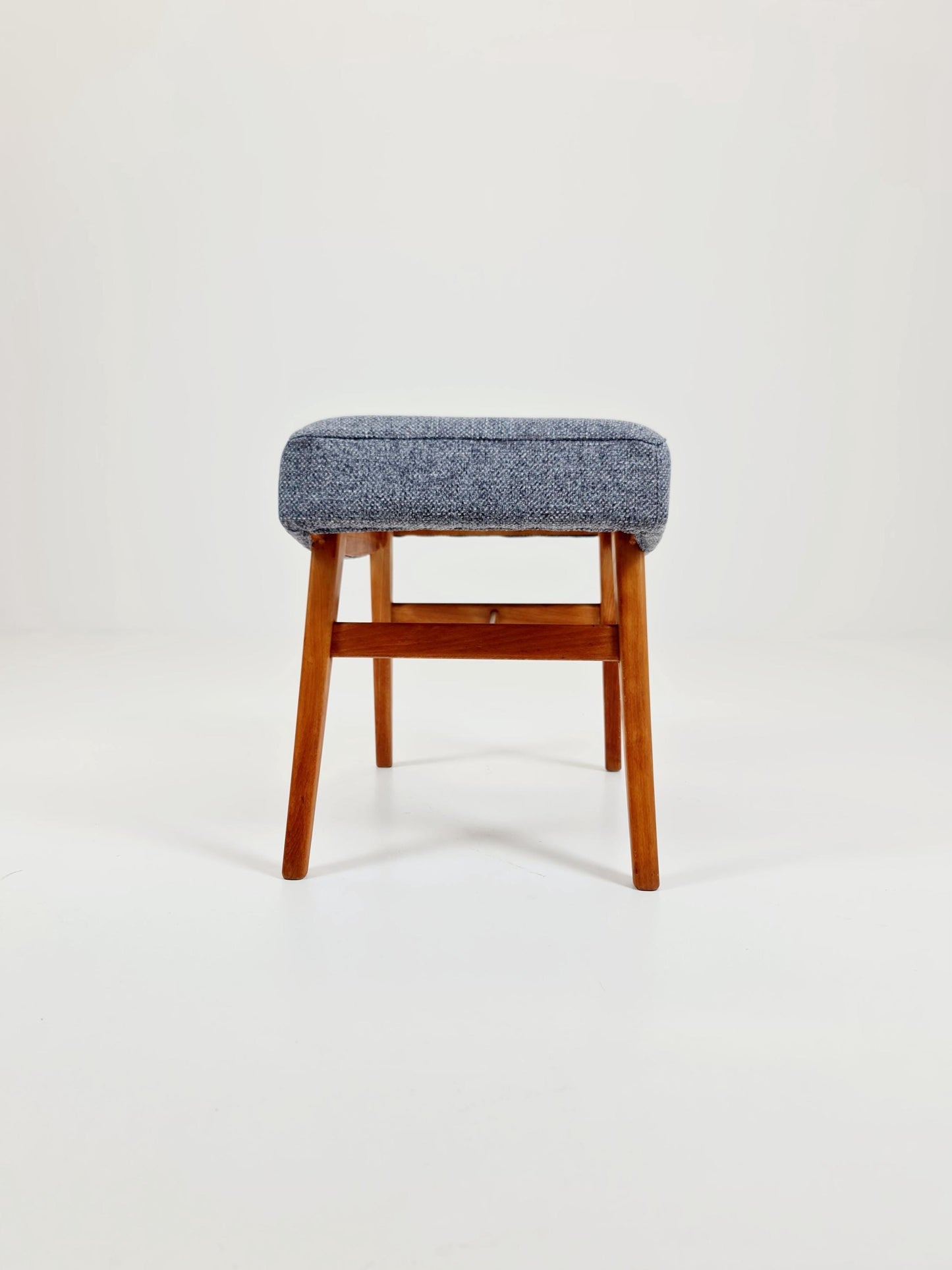 Mid century modern German ottoman/footstool make up stool from the 50s