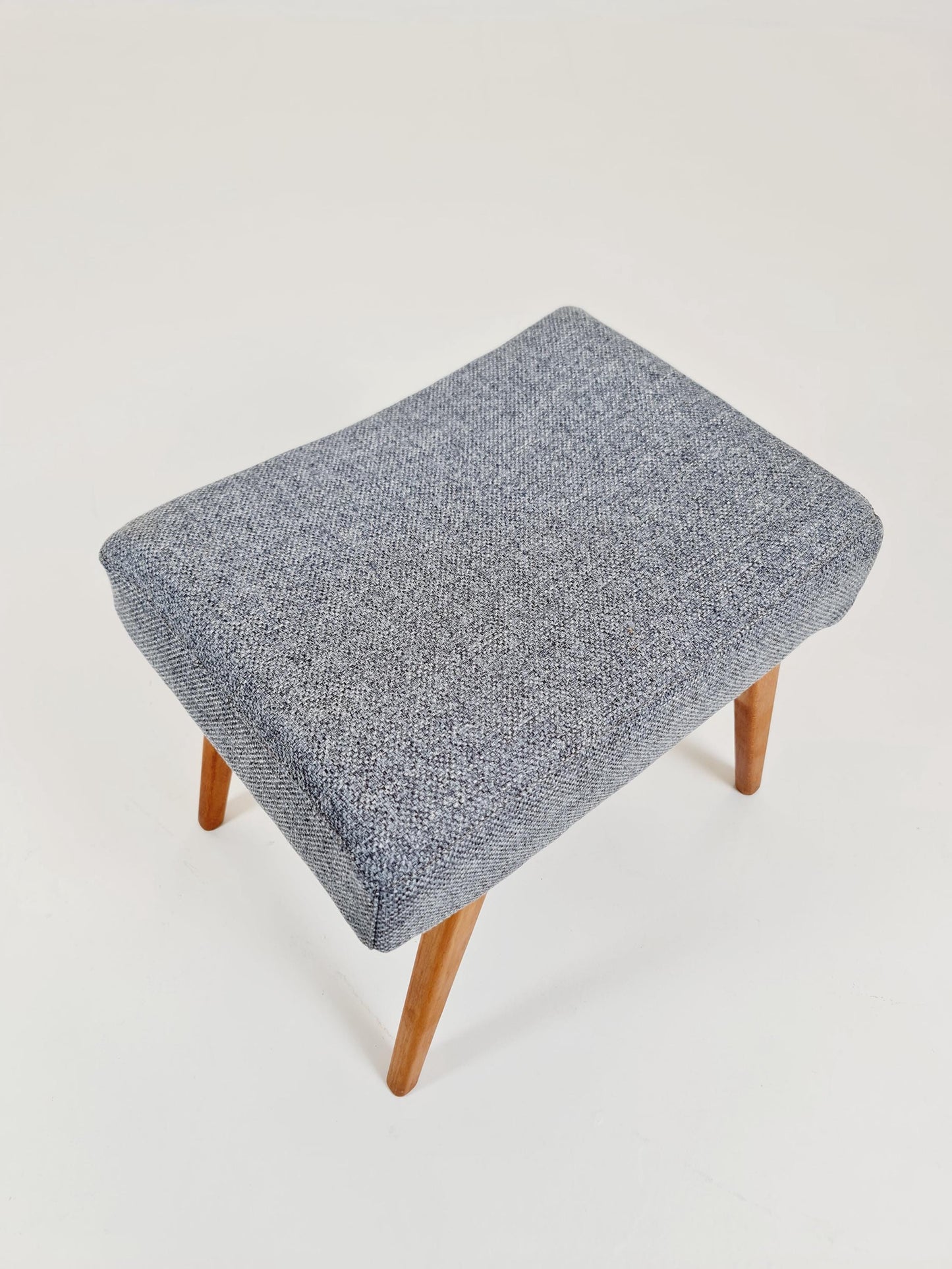 Mid century modern German ottoman/footstool make up stool from the 50s