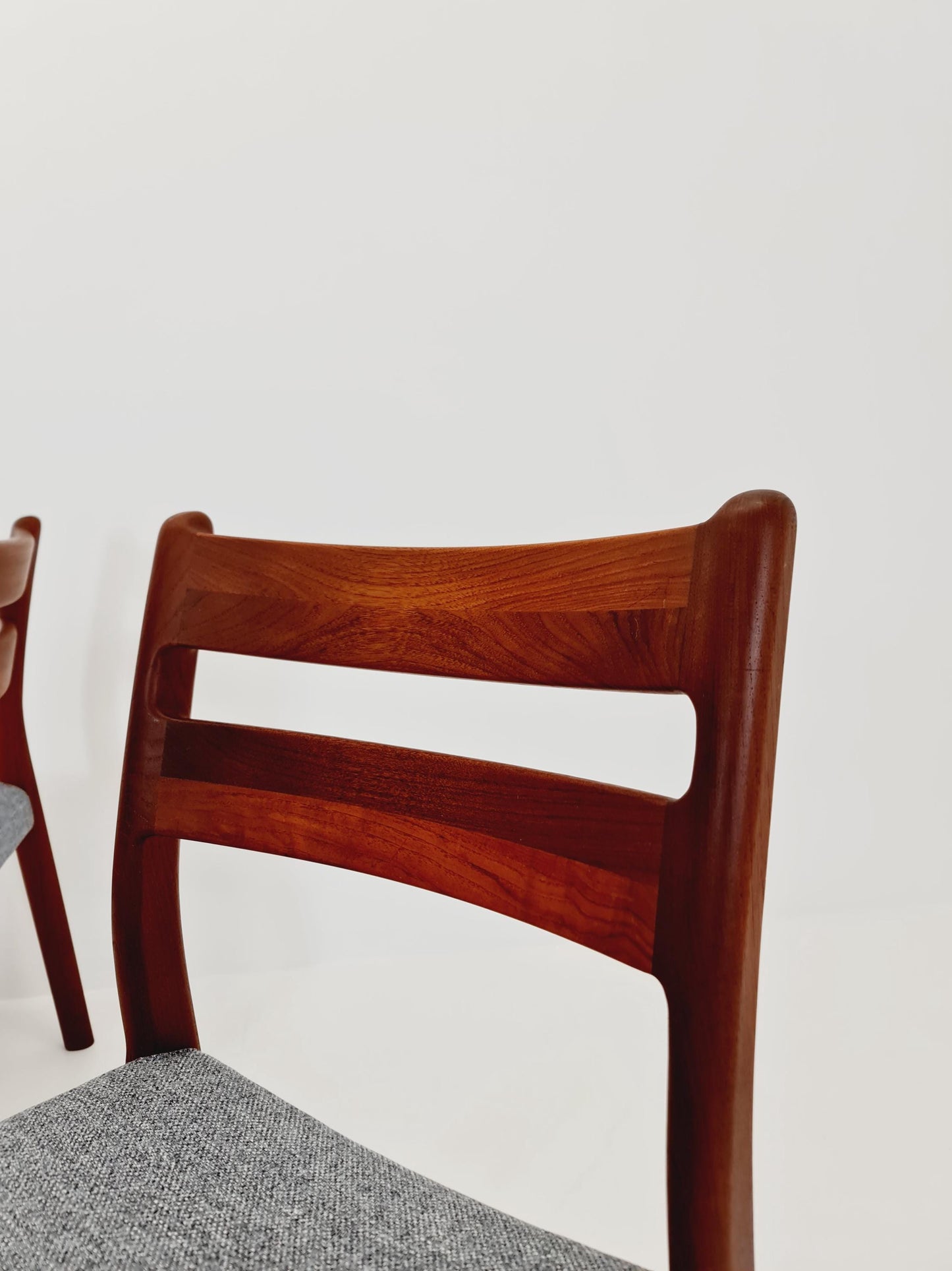 1 of 3 Vintage Danish Teak chairs By EMC Möbler ,1960s
