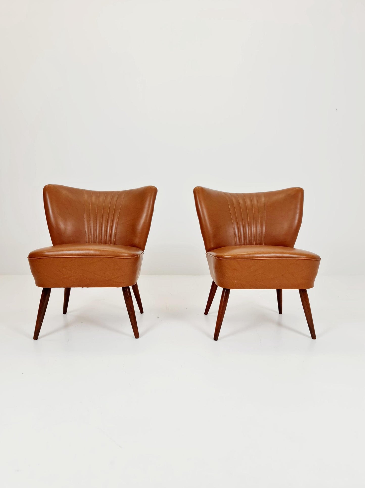 Midcentury German Cocktail Chair Rockabilly Set of 2 ,1950s