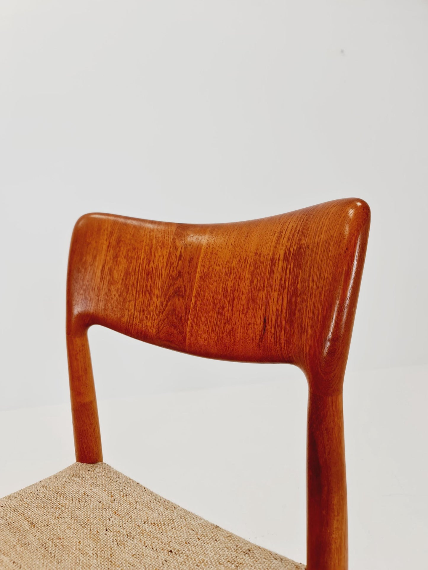 Vintage Danish solid teak dining chairs by Botinge , , 1960s, Set of 4