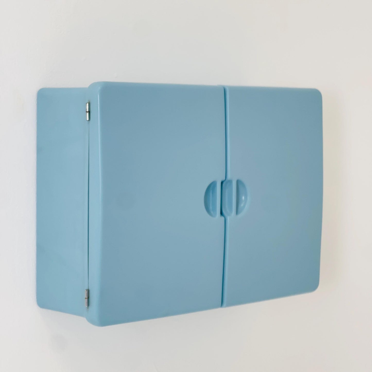 Mid century ‘Spluga’ Bathroom Cabinet by Prodotti CM Torino, 1970s | Blue Turquoise Cabinet | Italian Pharmacy Cabinet