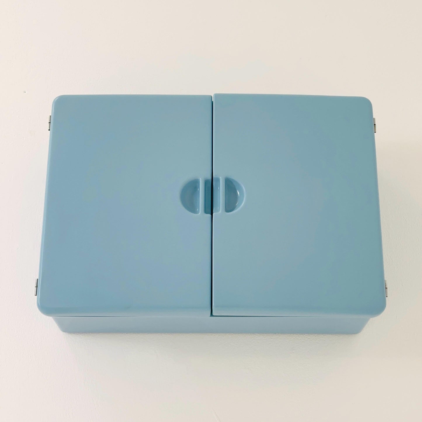 Mid century ‘Spluga’ Bathroom Cabinet by Prodotti CM Torino, 1970s | Blue Turquoise Cabinet | Italian Pharmacy Cabinet