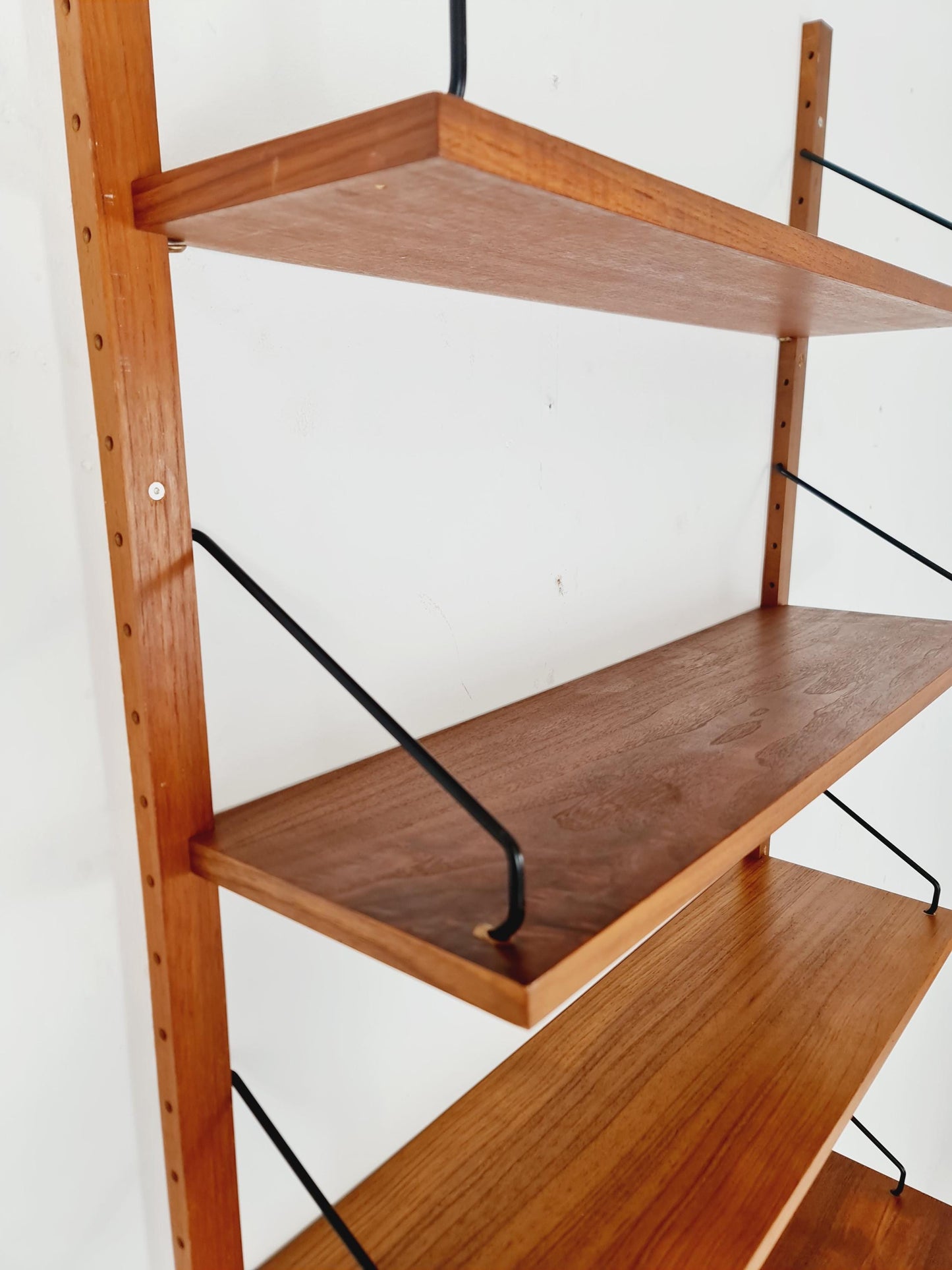 Mid century Danish Teak Wall Unit with Desk cabinet by Poul Cadovius for Royal,Denmark, 1960s