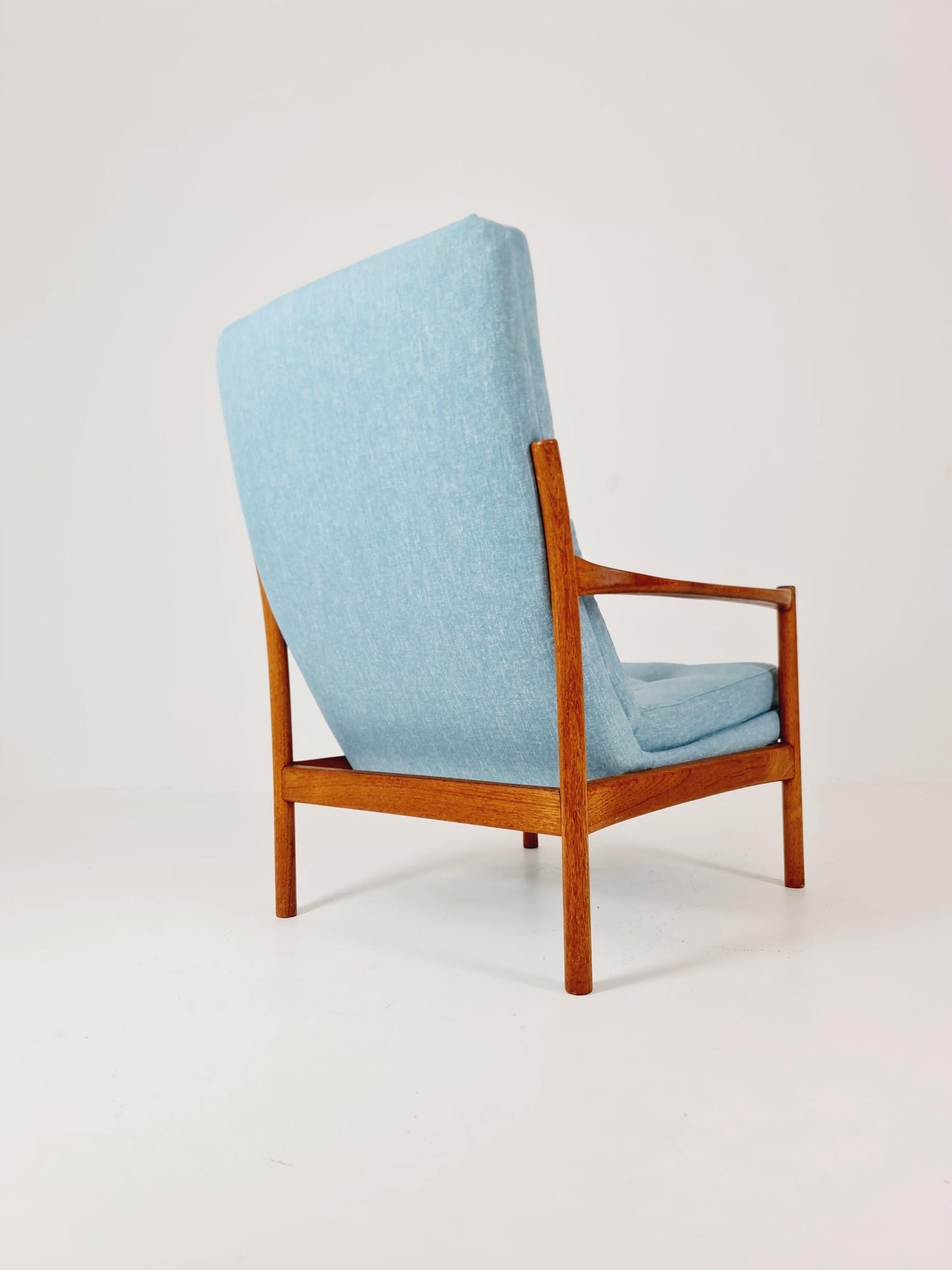 Mid Century Solid Teak lounge chair/ Easy chair , 1960s