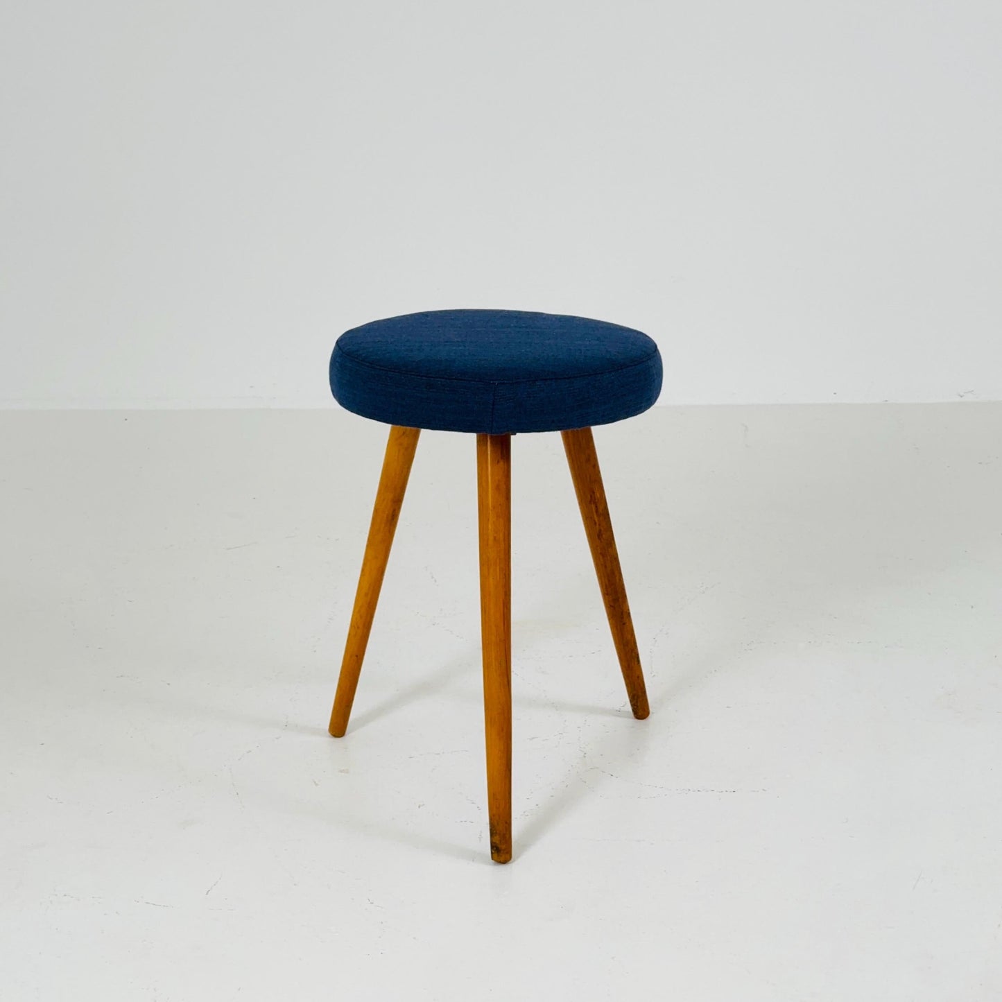 1 of 6 mid century modern stools German tripod vintage design 1960s