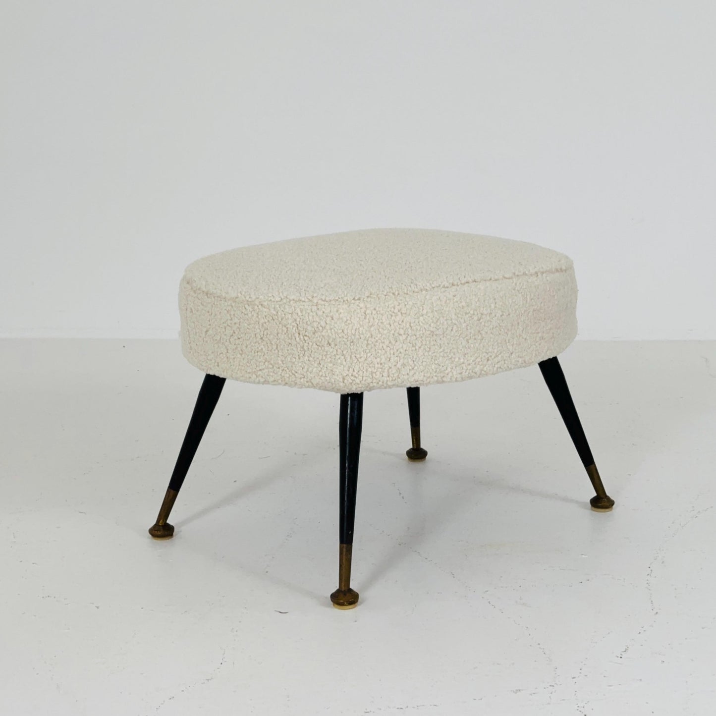 1 of 3 mid century modern stools German tripod vintage design 1960s