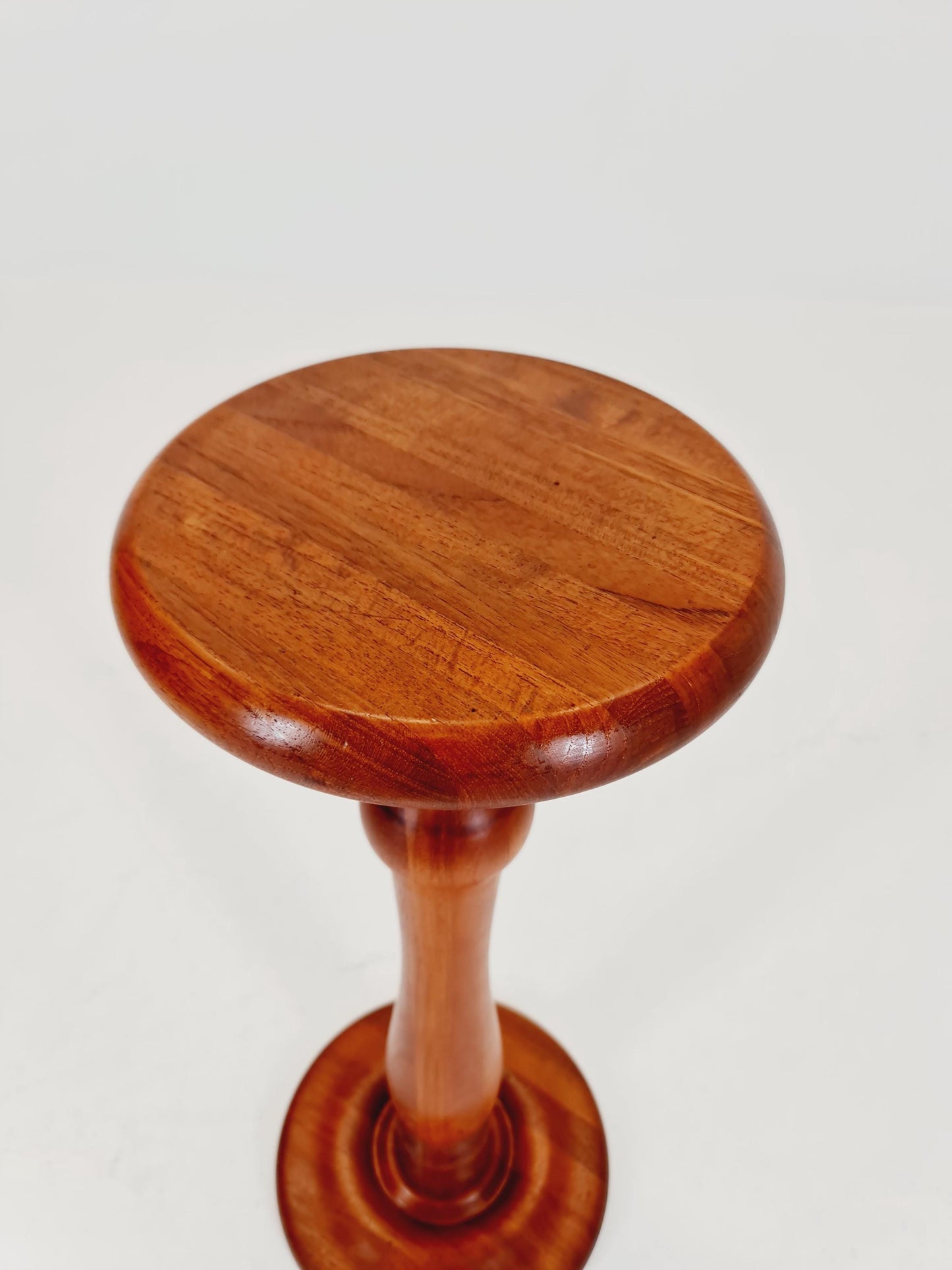 Vintage solid teak plant stand Denmark 1960