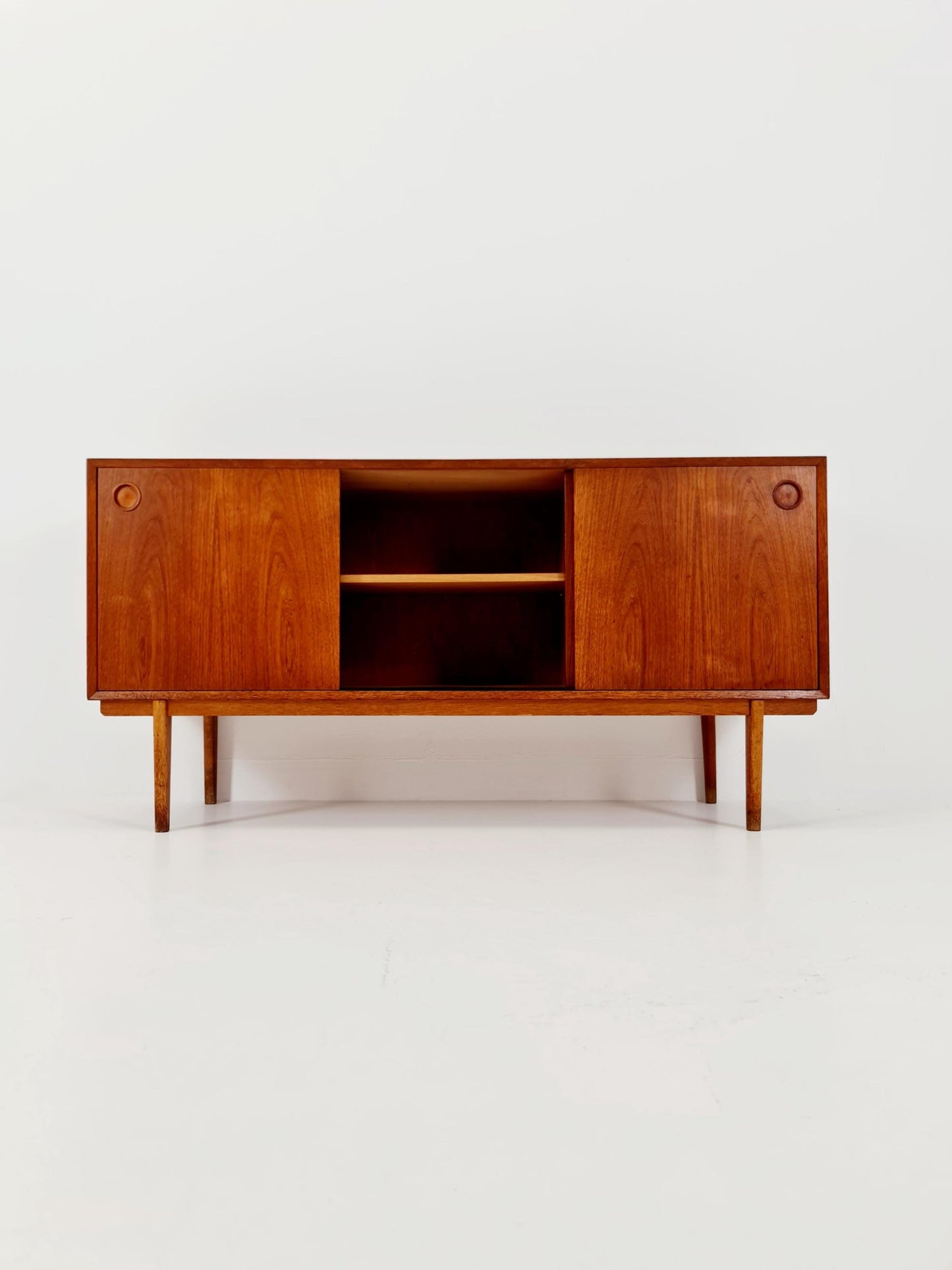 Mid Century Modern Swedish walnut sideboard by B. Fridhagen for Bodafors, 1964