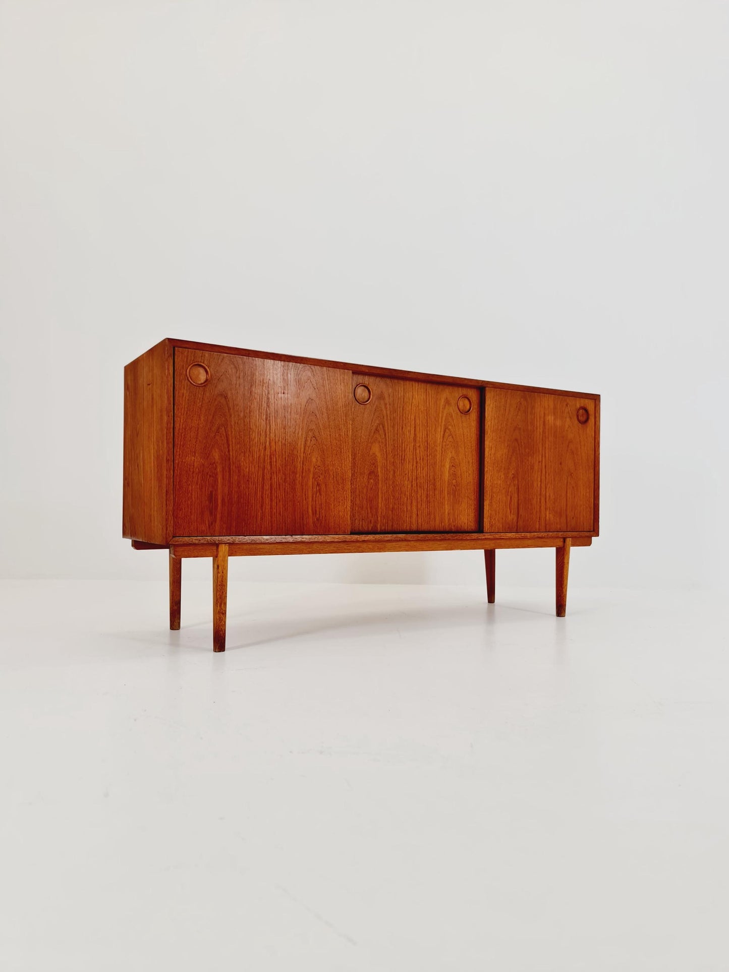 Mid Century Modern Swedish walnut sideboard by B. Fridhagen for Bodafors, 1964