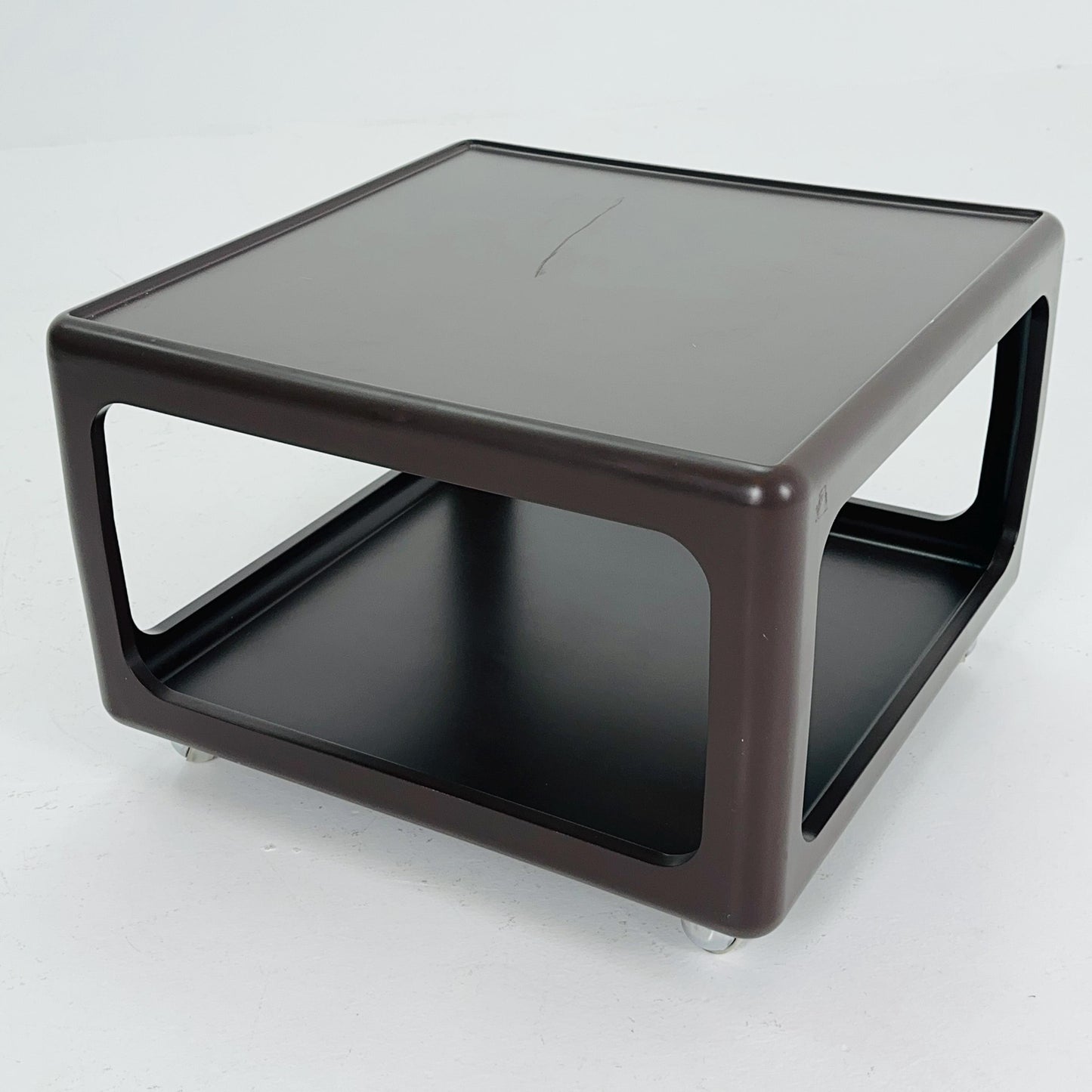 Mid century Space Age brown Coffee Table by Peter Ghyczy for Horn Germany , 1970s