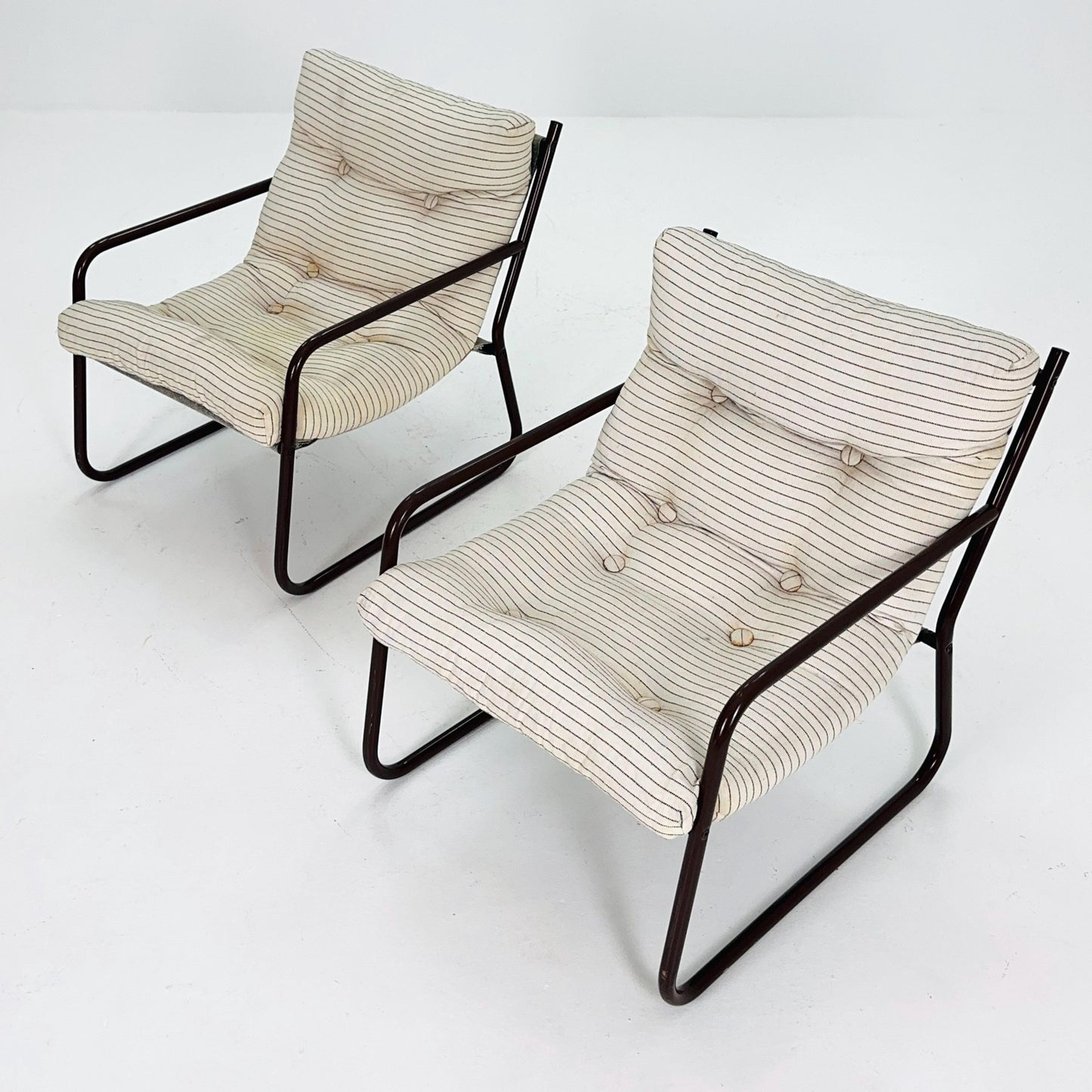set of 2 Model Pixi Version lounge armchairs by Gillis Lundgren for Ikea, 1970s