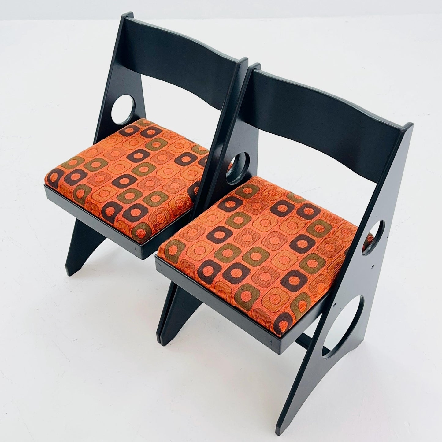 Set of 2 Mid Century Chairs by Gilbert Marklund for Furusnickarn AB, Sweden, 1970s