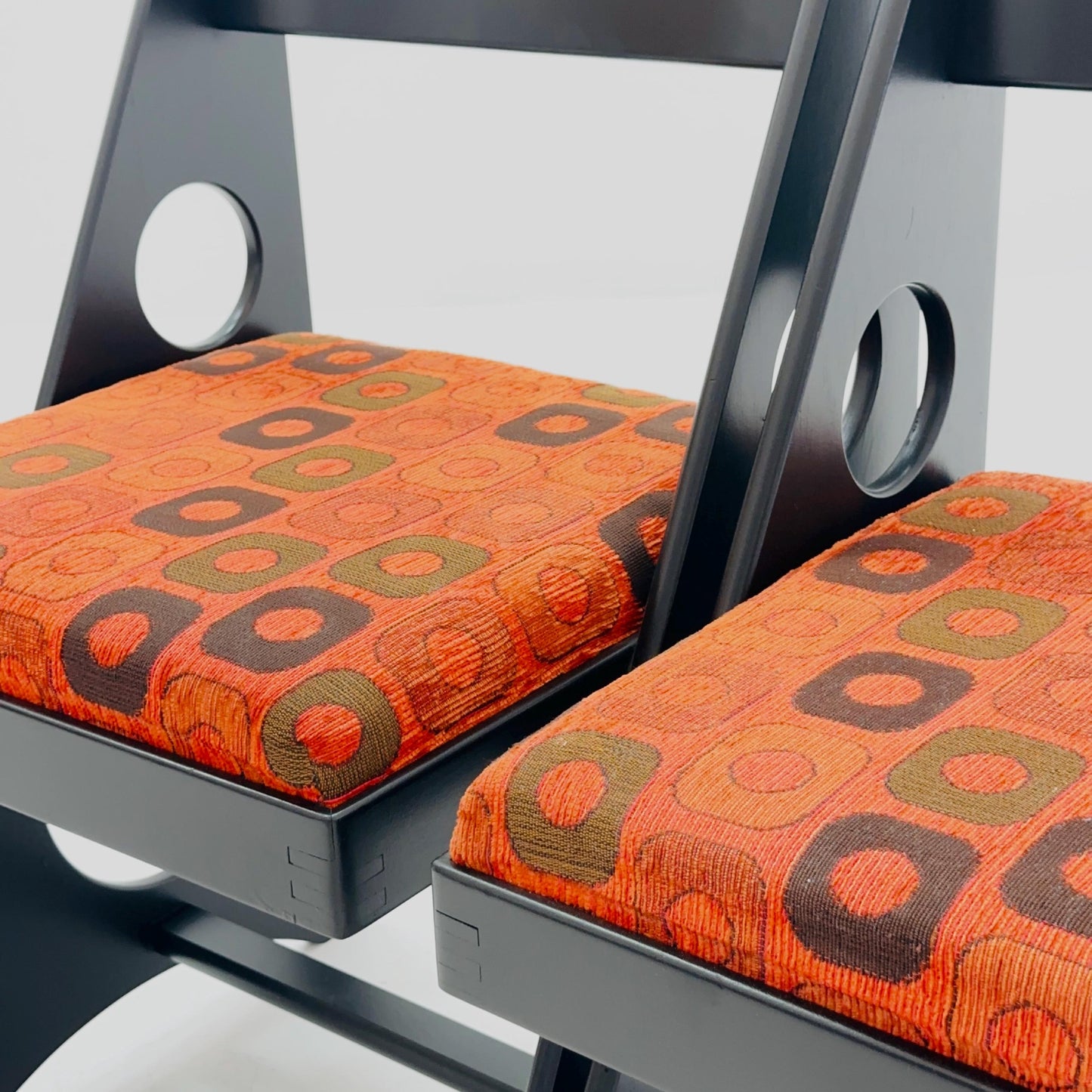 Set of 2 Mid Century Chairs by Gilbert Marklund for Furusnickarn AB, Sweden, 1970s
