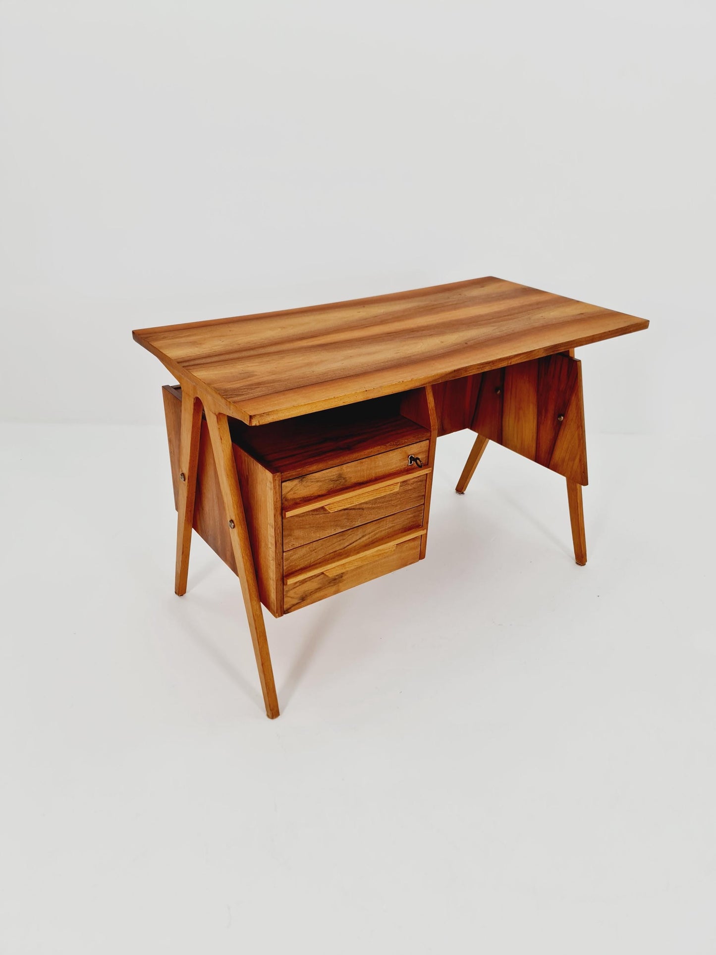 Super Rare Mid century vintage desk Walnut 1950s
