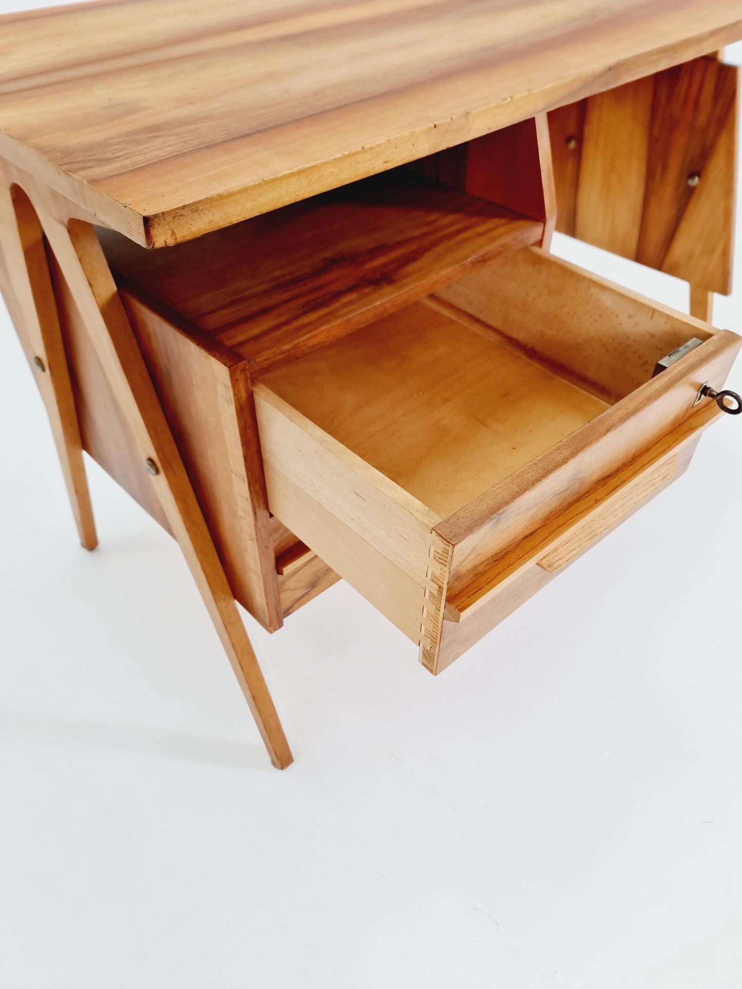 Super Rare Mid century vintage desk Walnut 1950s