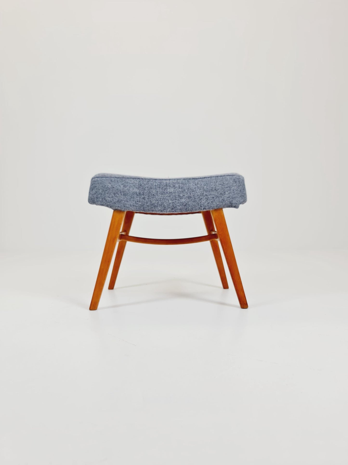 Mid century modern German ottoman/footstool make up stool from the 50s