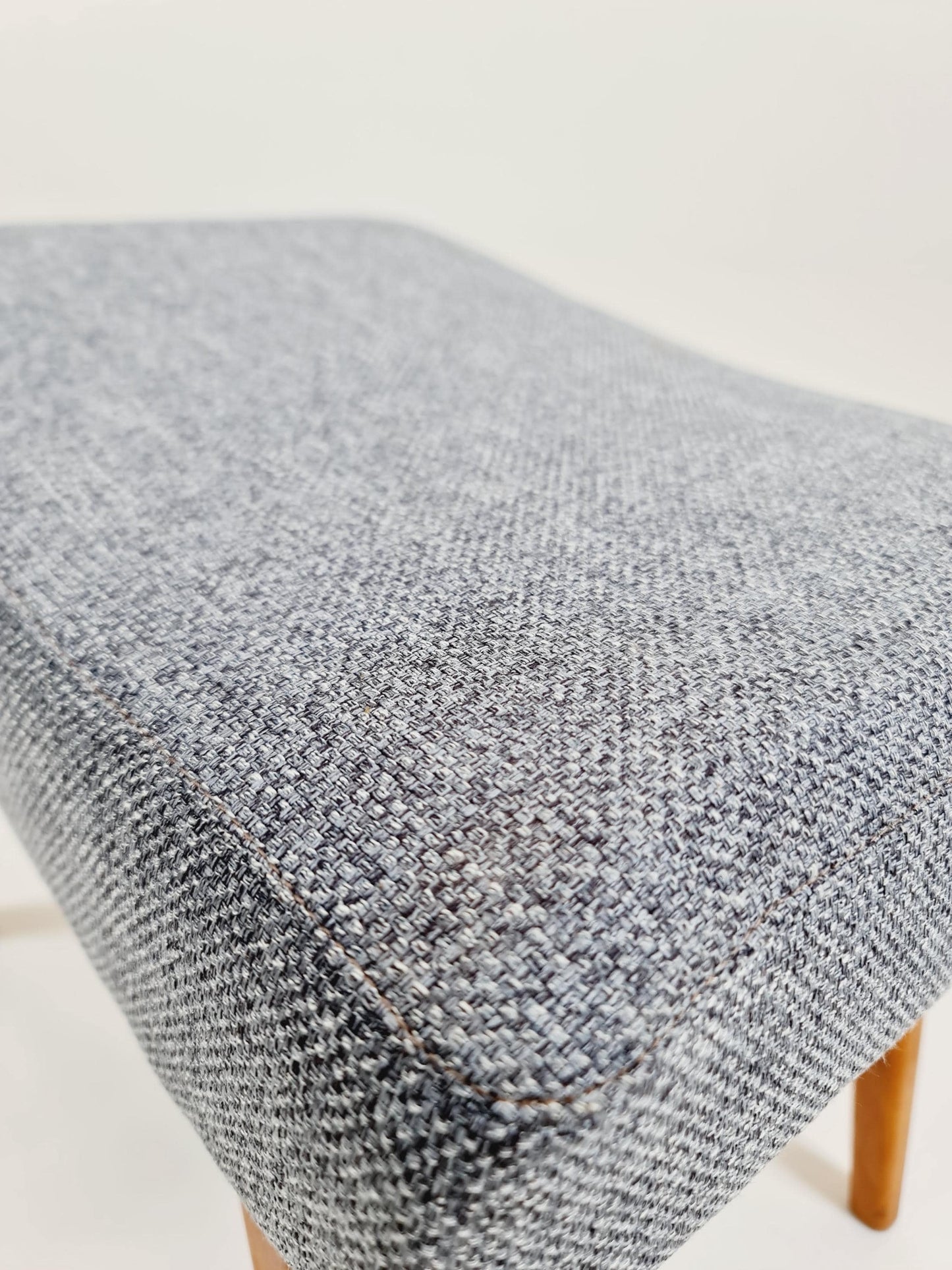 Mid century modern German ottoman/footstool make up stool from the 50s