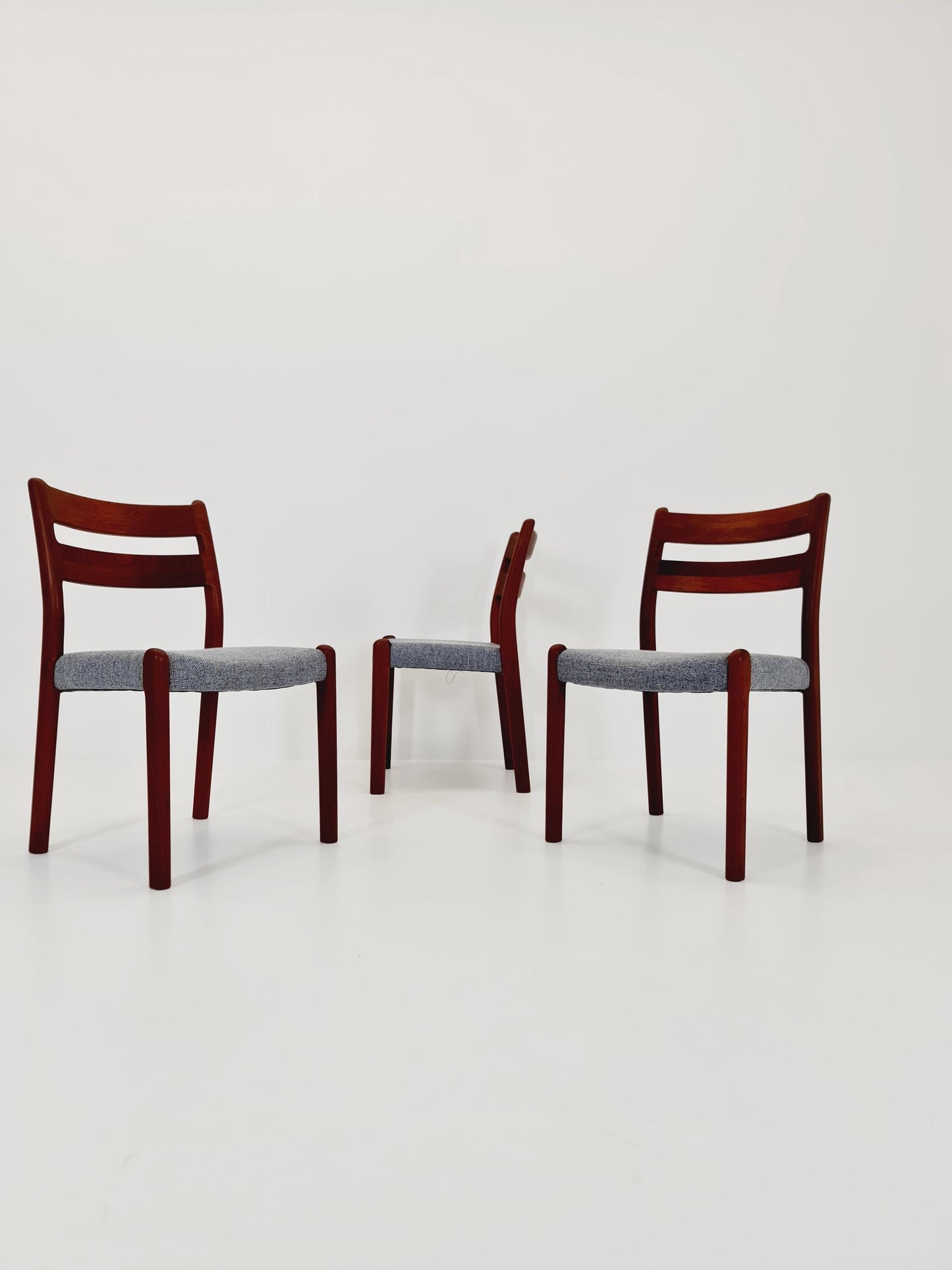 1 of 3 Vintage Danish Teak chairs By EMC Möbler ,1960s