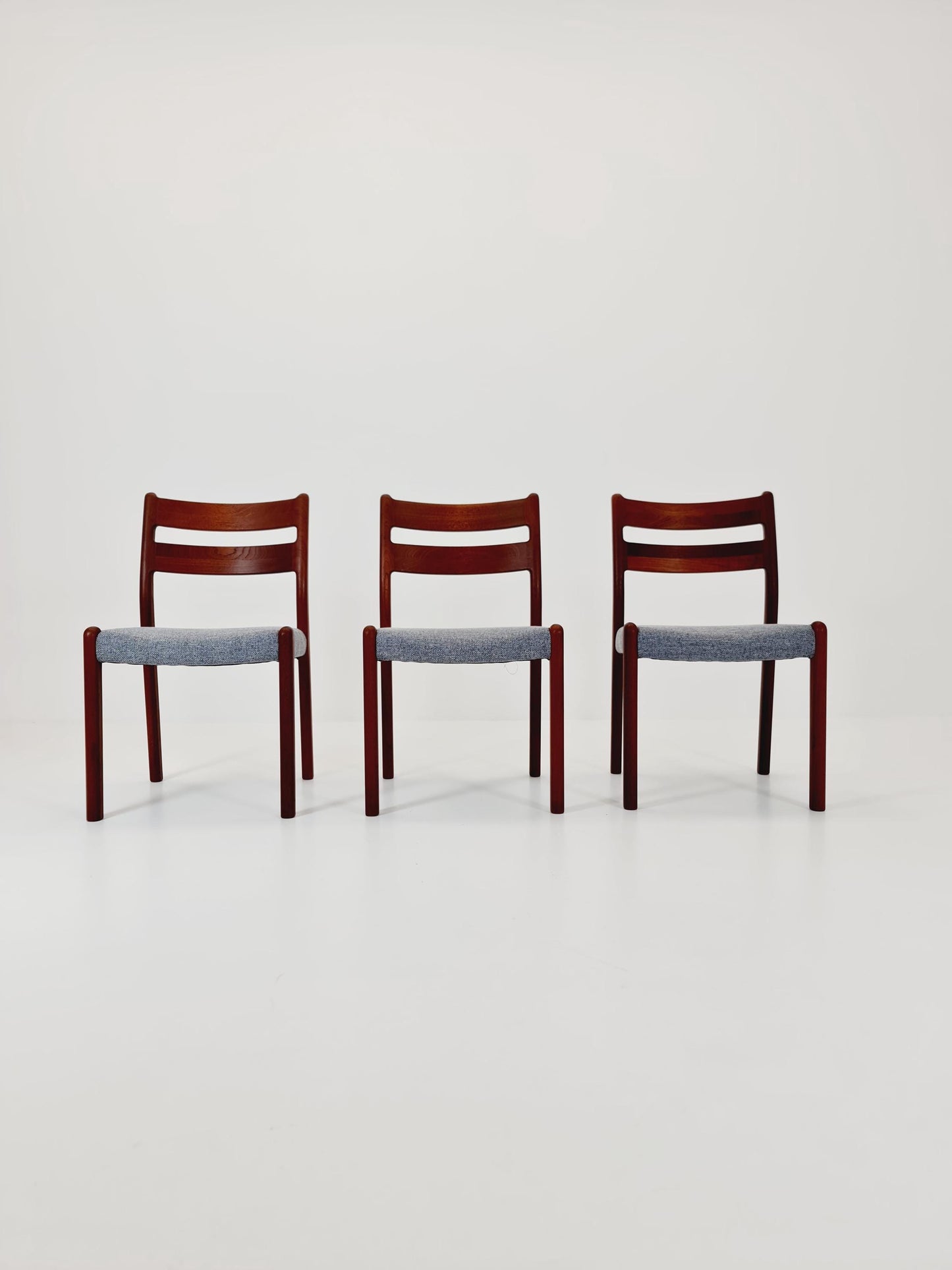 1 of 3 Vintage Danish Teak chairs By EMC Möbler ,1960s