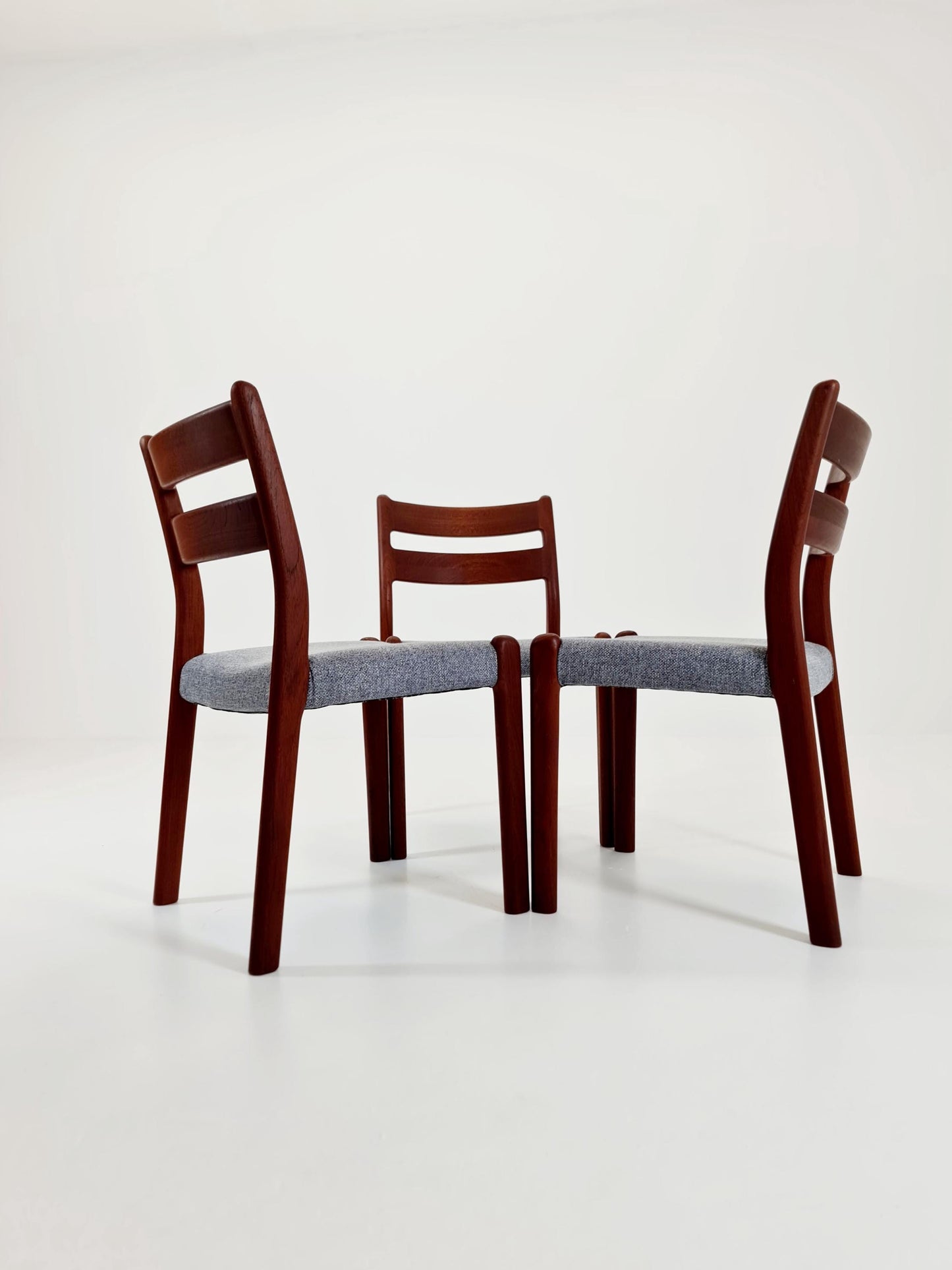 1 of 3 Vintage Danish Teak chairs By EMC Möbler ,1960s